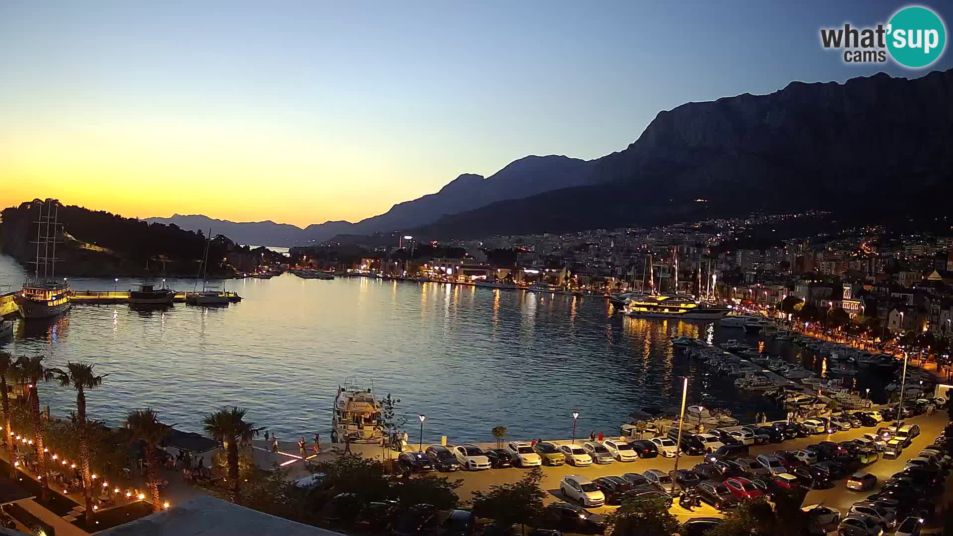 Webcam Makarska paseo junto al mar
