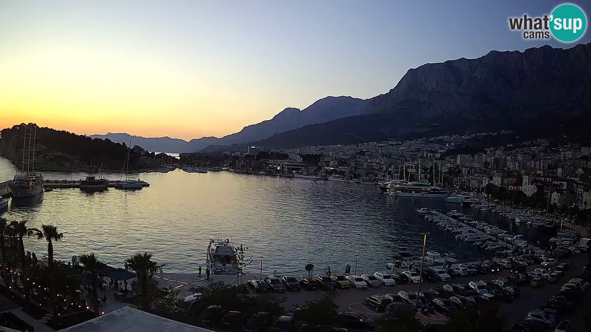 Webcam Makarska paseo junto al mar