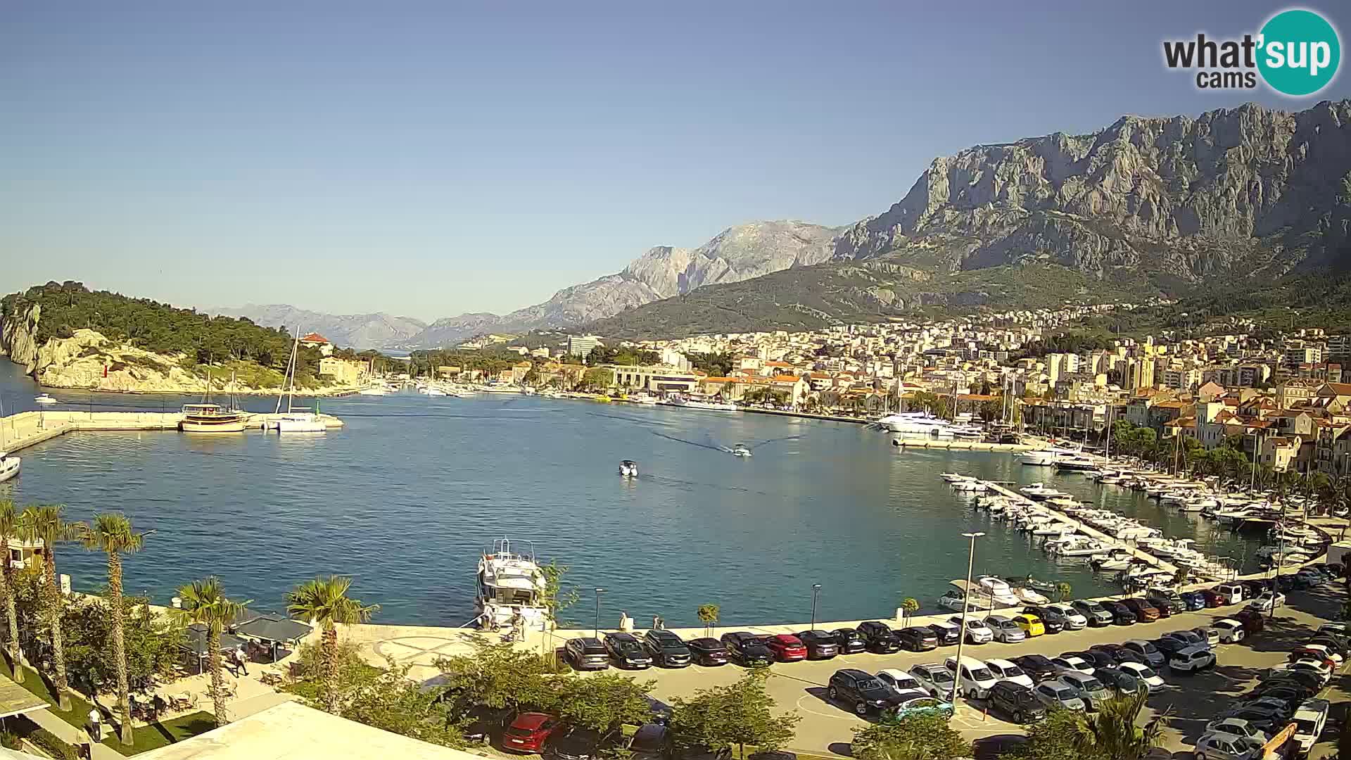 Webcam Makarska paseo junto al mar