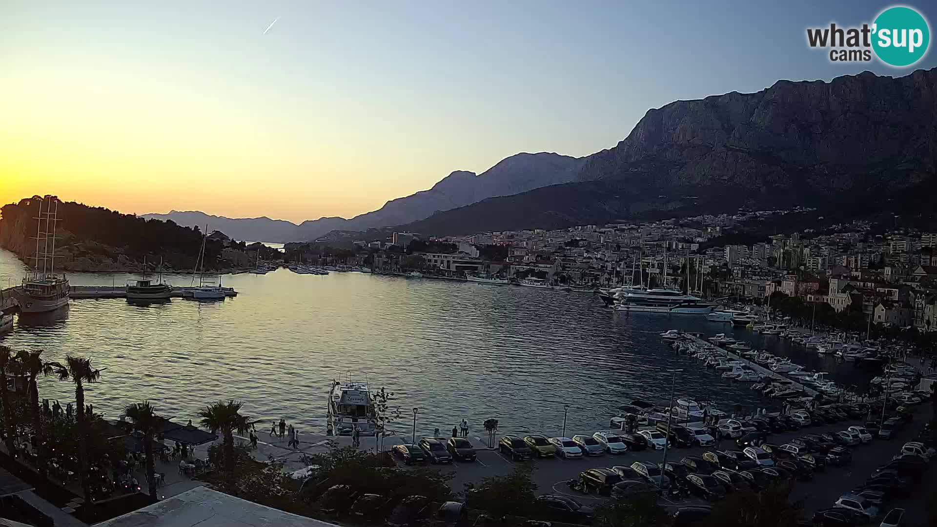 Webcam Makarska paseo junto al mar