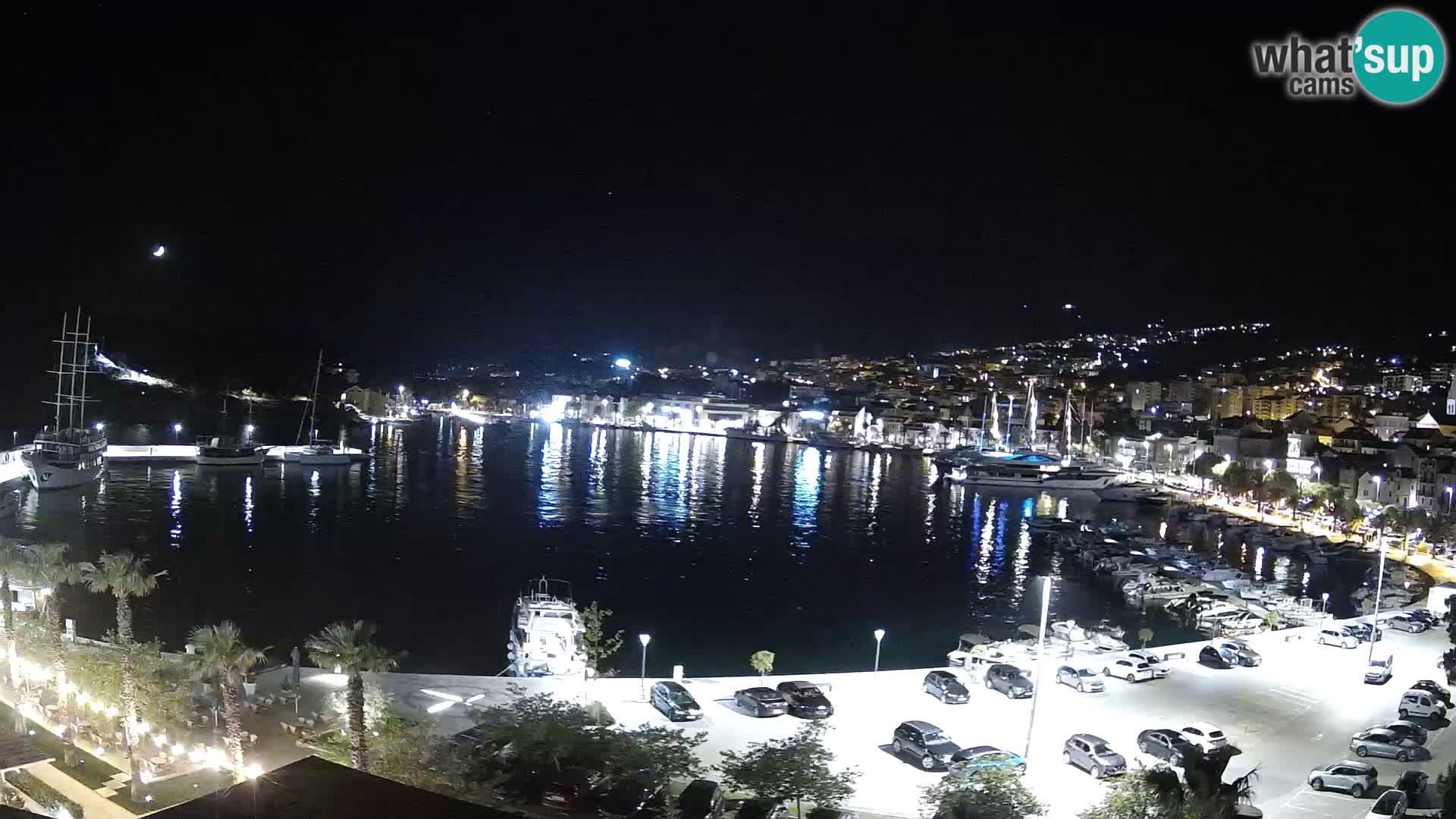 Webcam Makarska paseo junto al mar