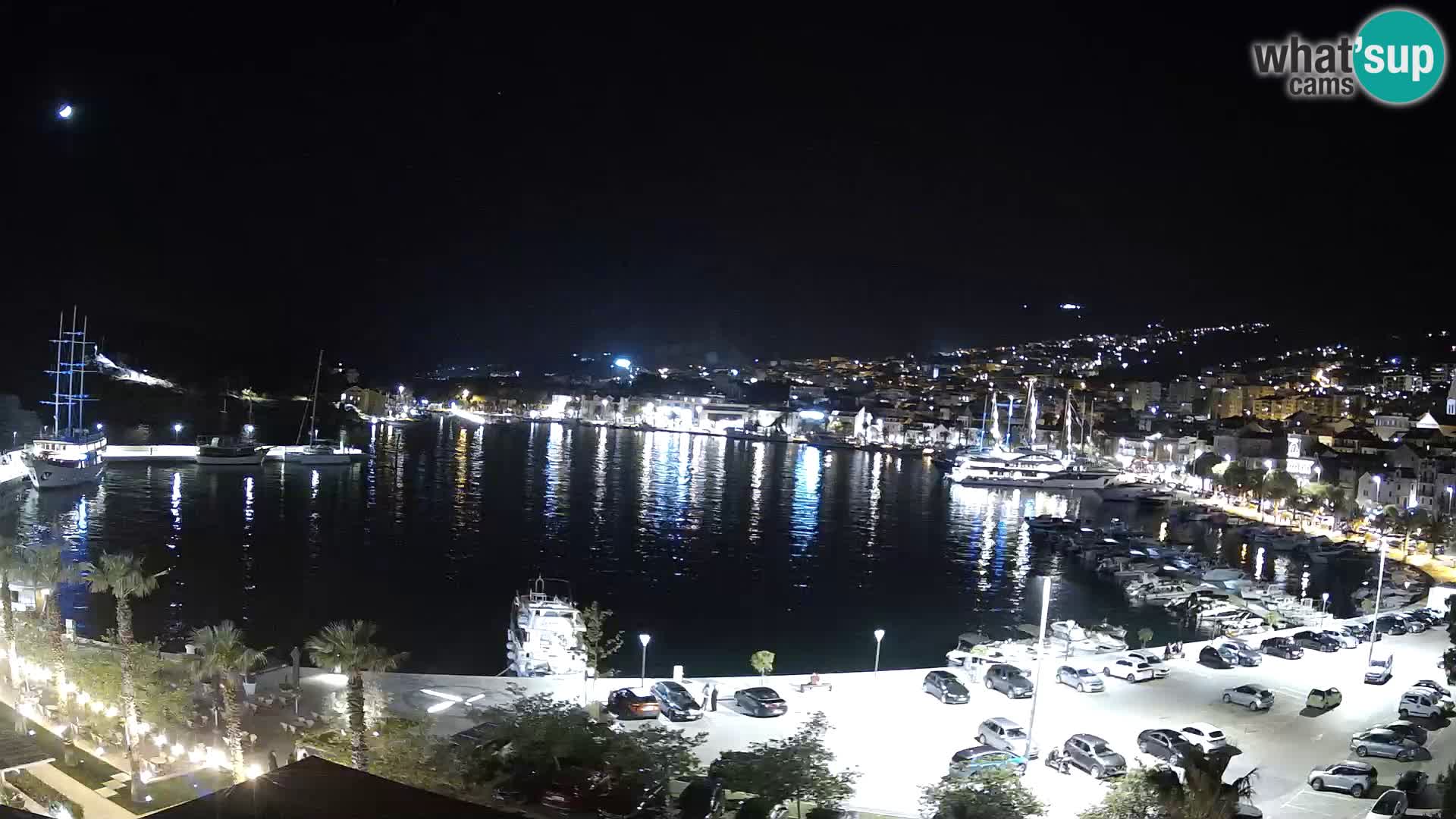 Webcam Makarska ‘s seaside promenade