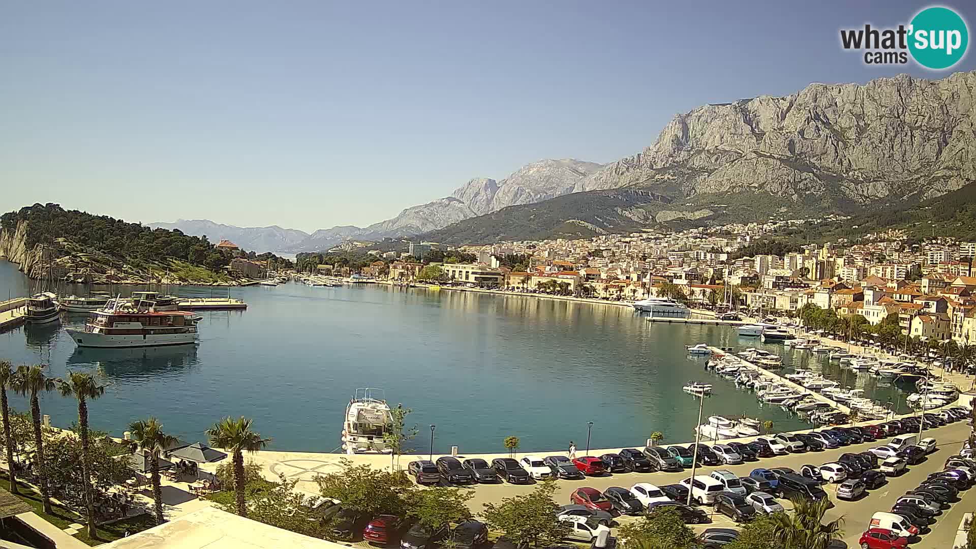 Webcam Makarska paseo junto al mar