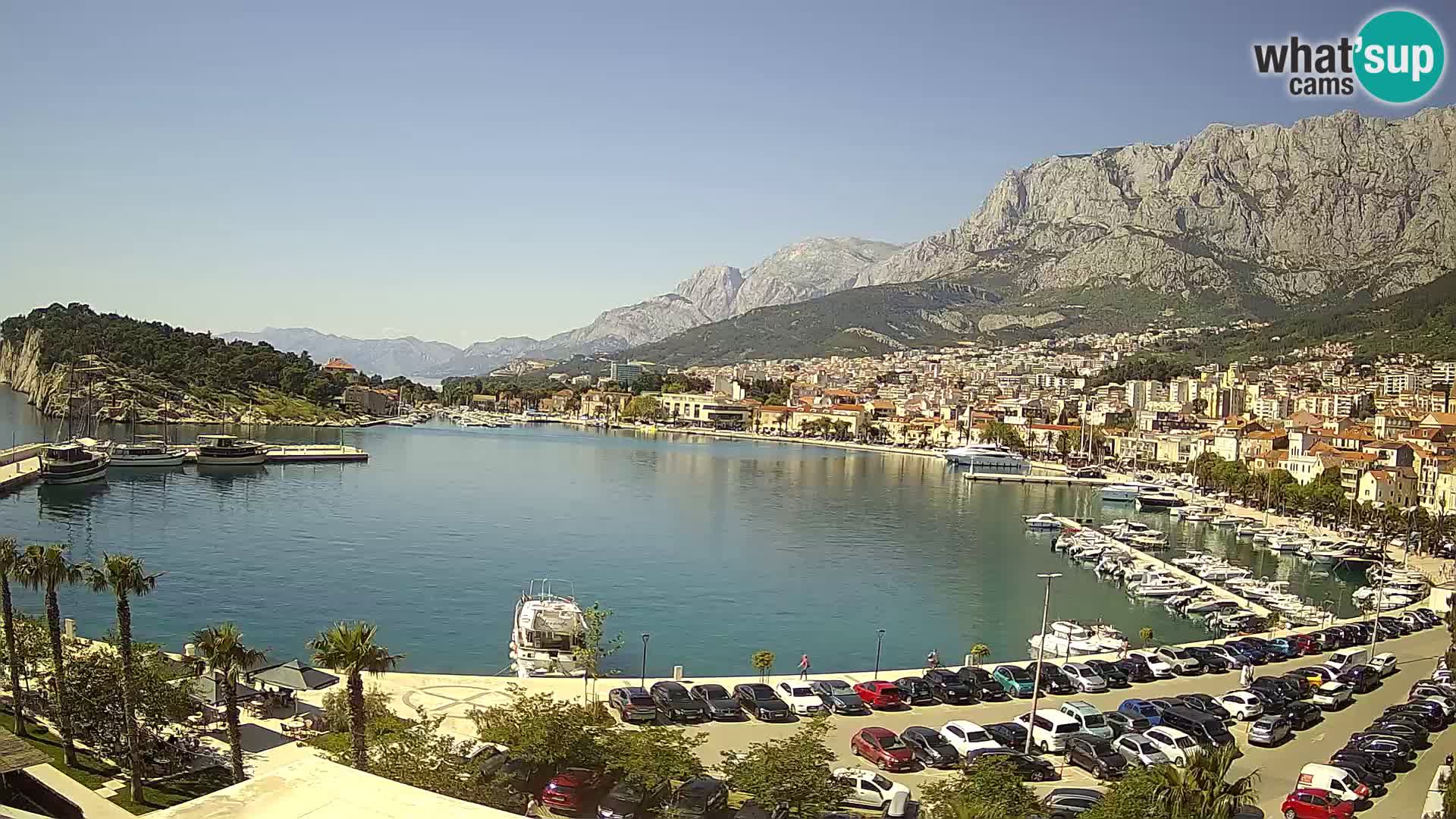 Webcam Makarska paseo junto al mar