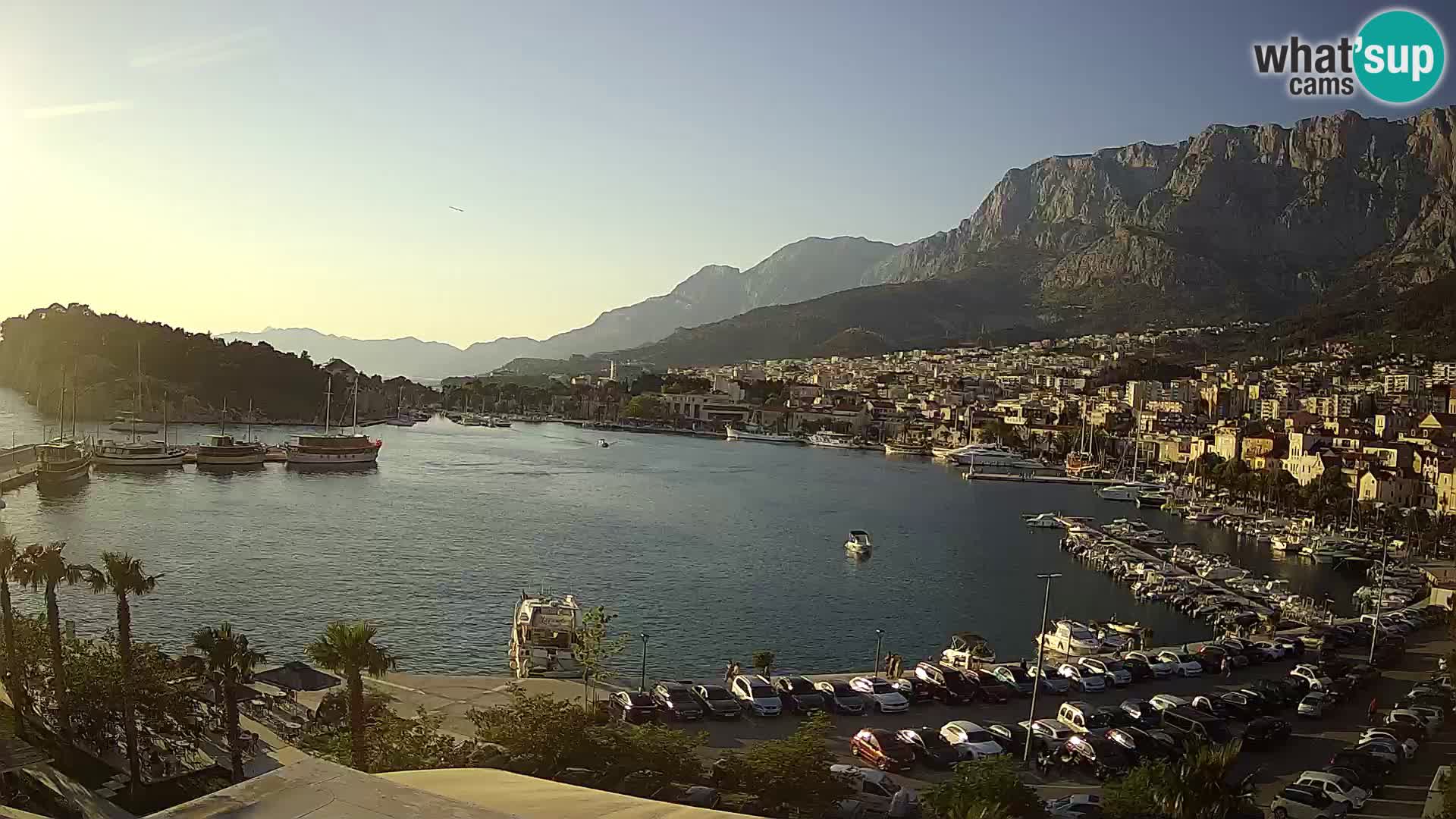 Webcam Makarska ‘s seaside promenade