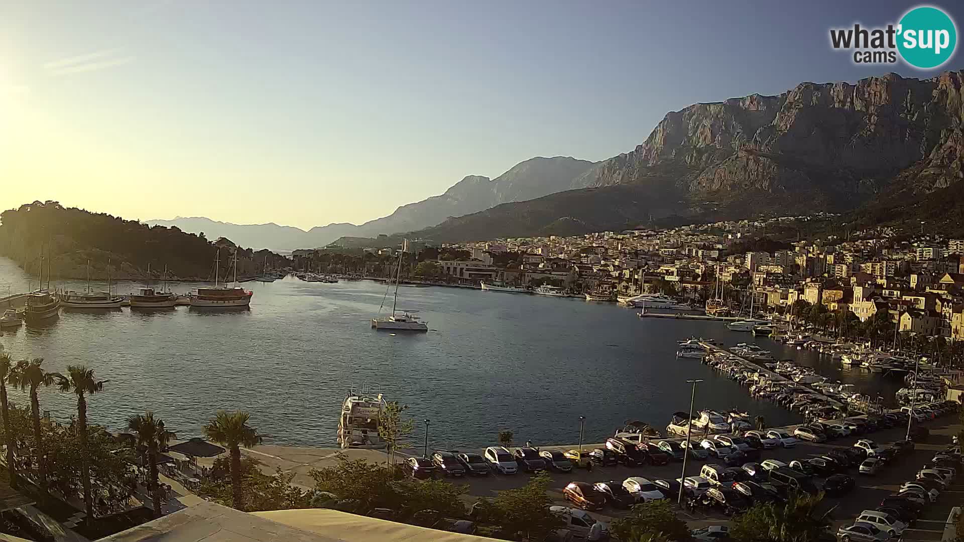 Webcam Makarska paseo junto al mar