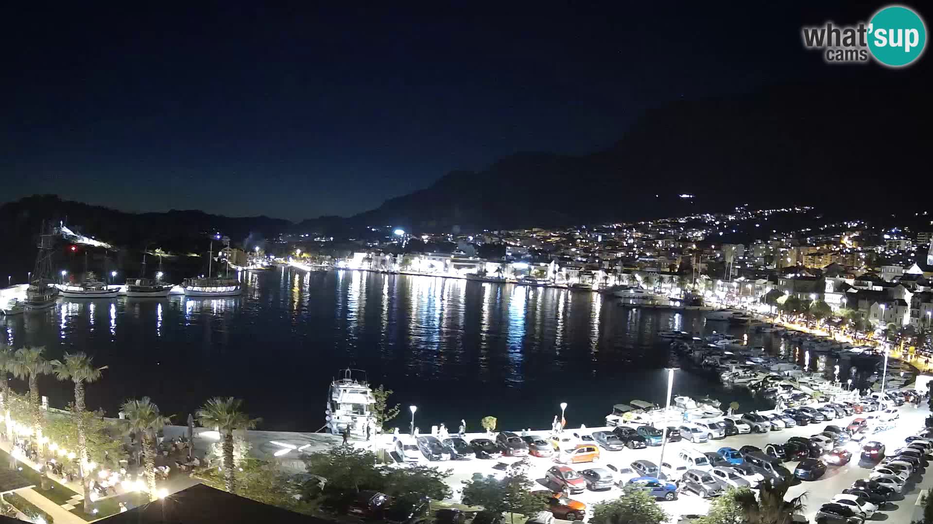 Webcam Makarska ‘s seaside promenade