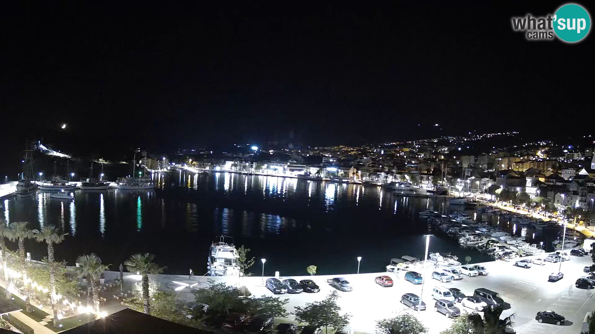 Webcam Makarska ‘s seaside promenade