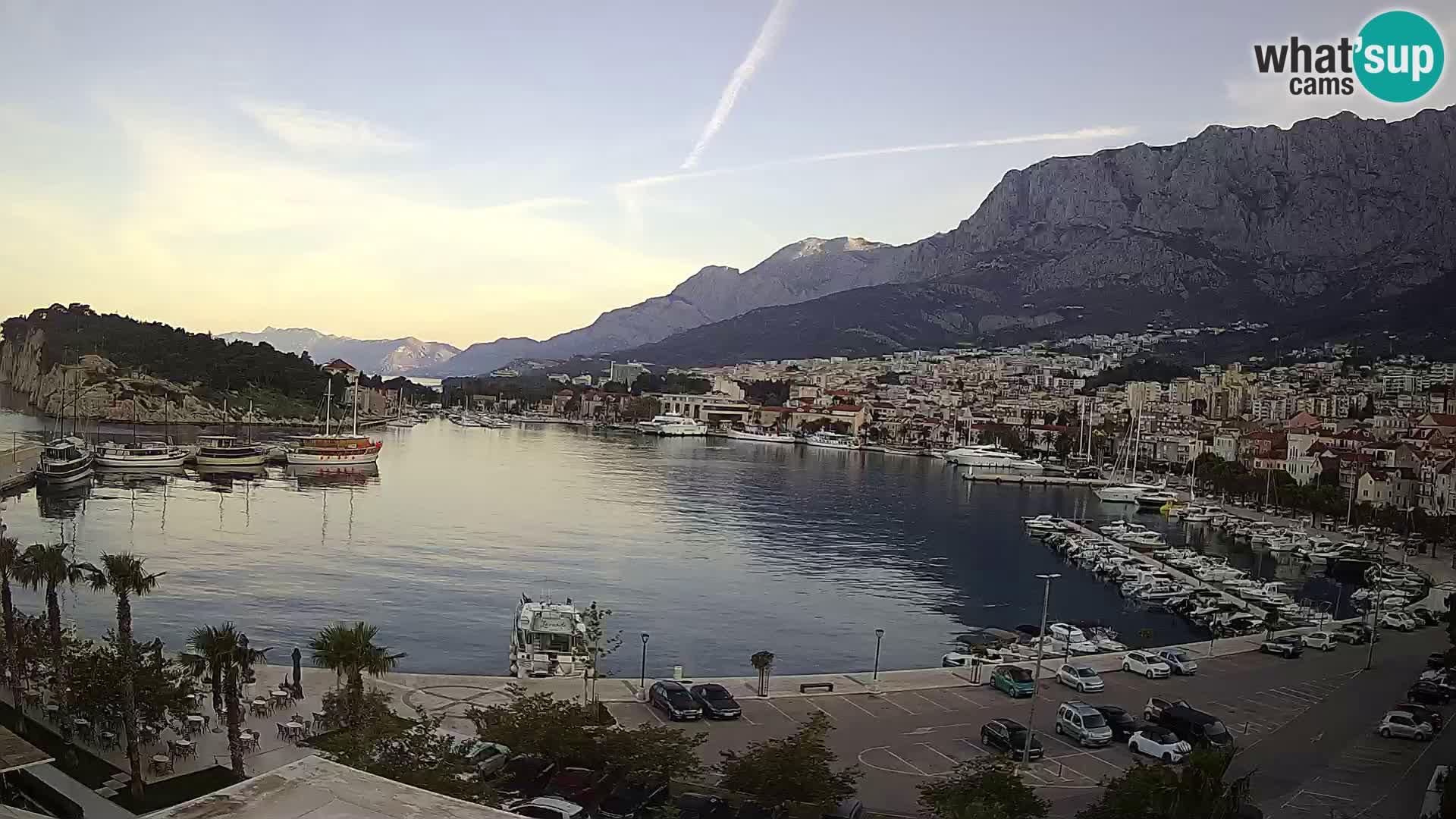 Webcam Makarska paseo junto al mar