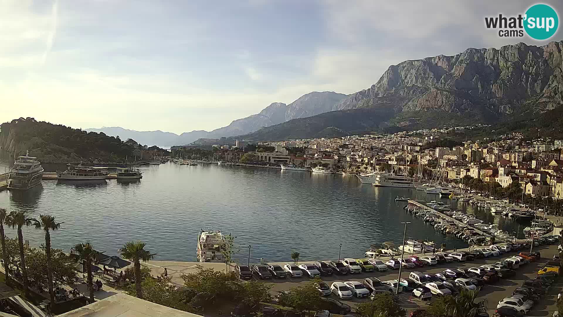 Webcam Makarska ‘s seaside promenade