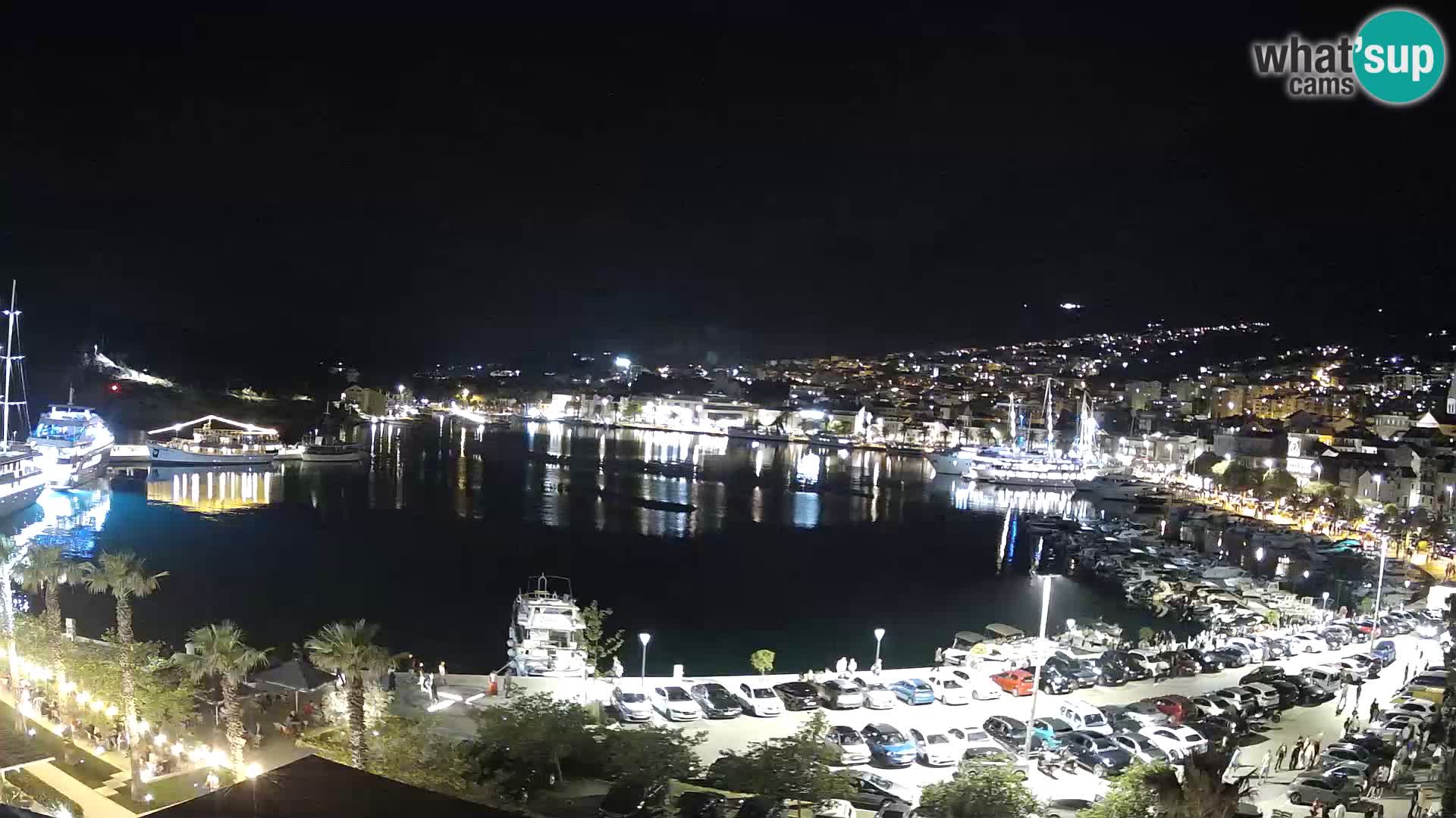 Webcam Makarska ‘s seaside promenade