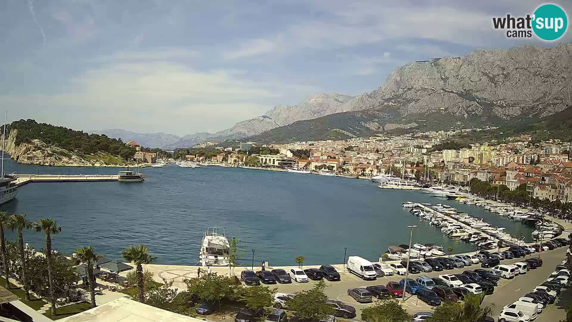 Webcam Makarska paseo junto al mar