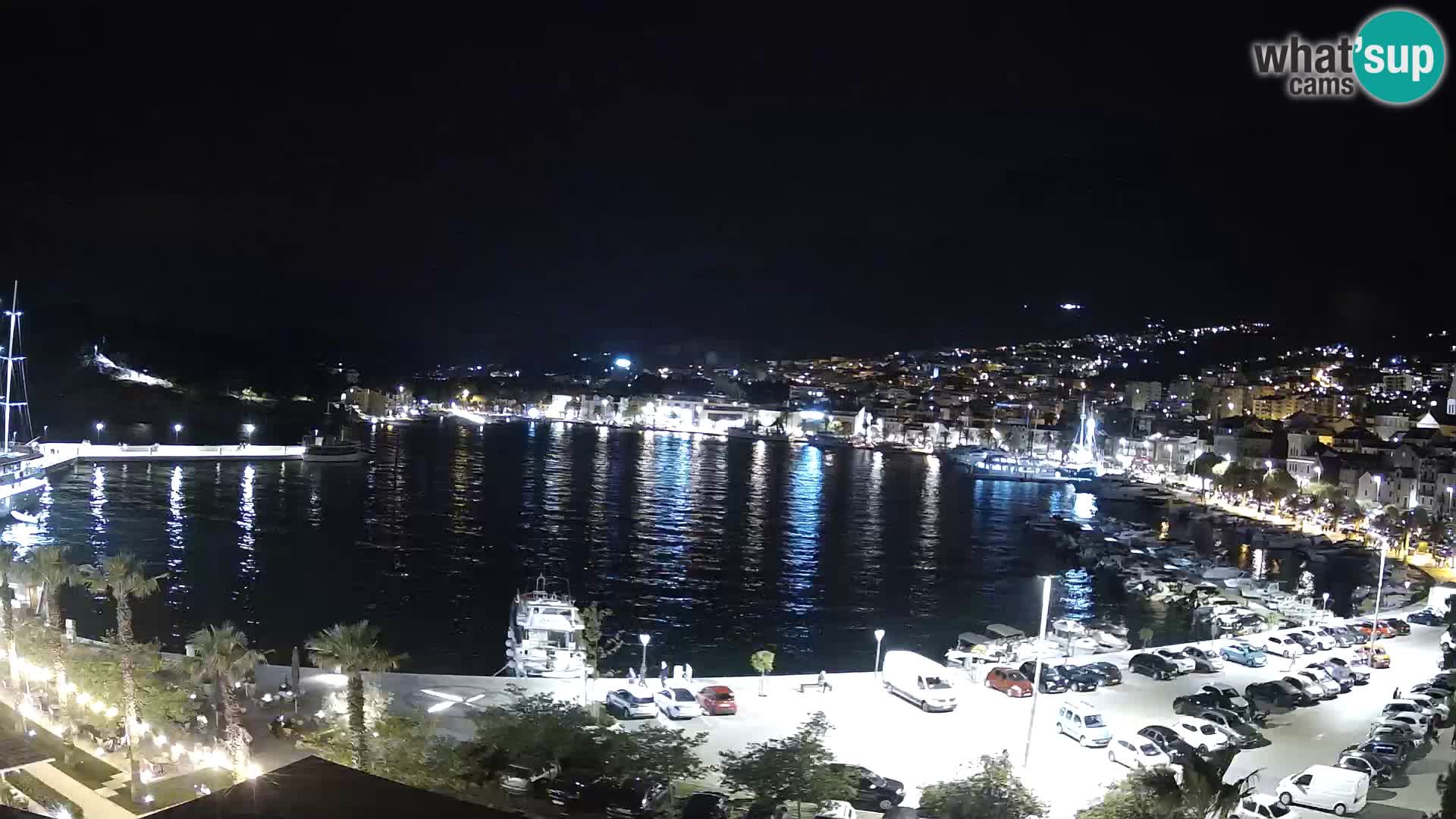Webcam Makarska ‘s seaside promenade