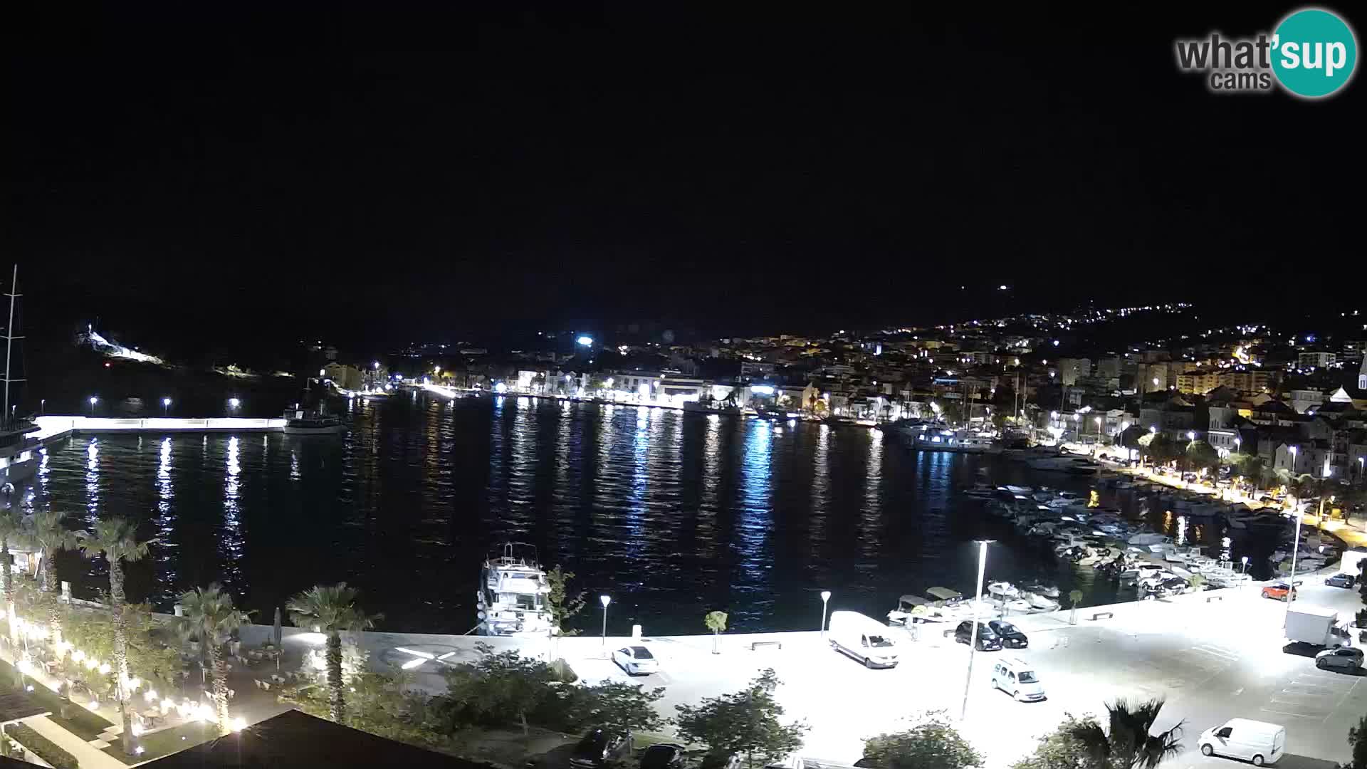 Webcam Makarska ‘s seaside promenade