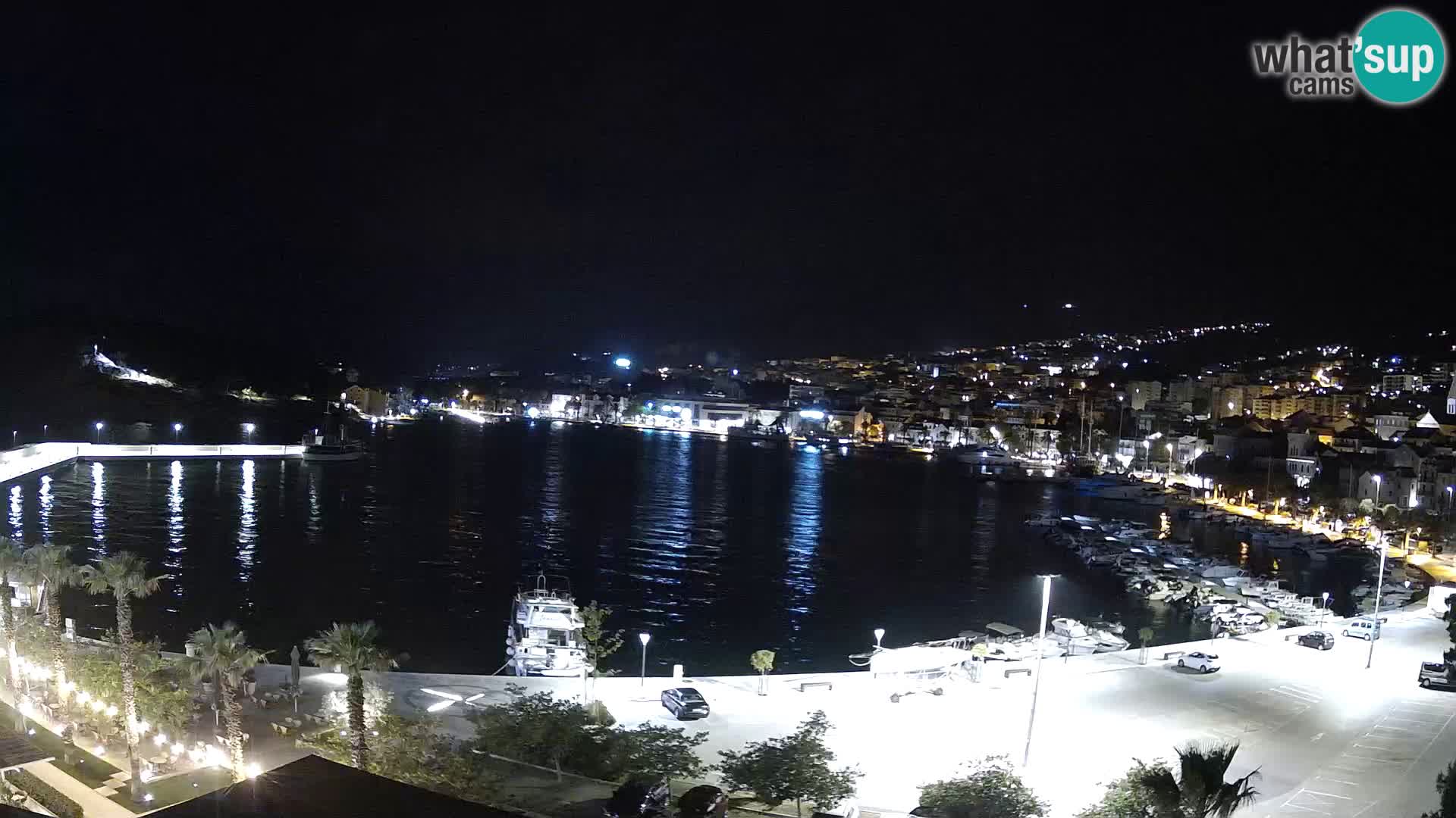 Webcam Makarska ‘s seaside promenade