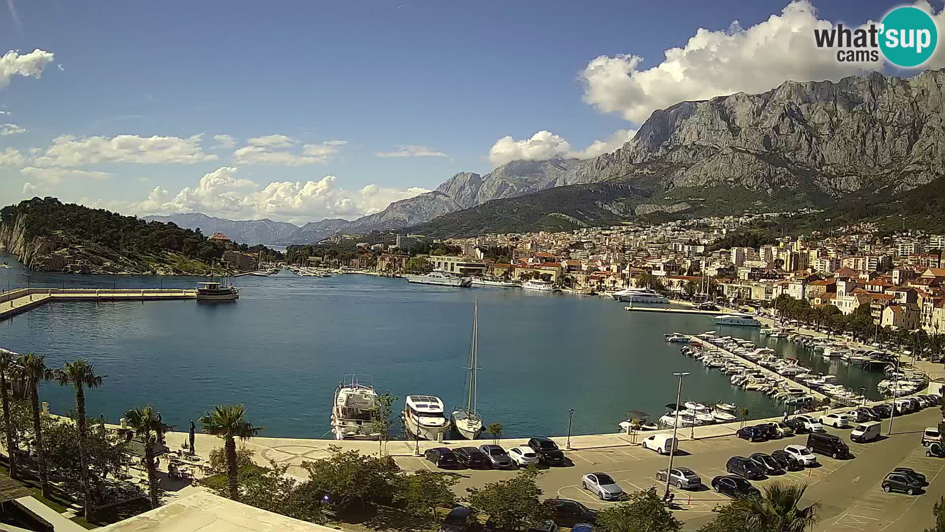 Webcam Makarska paseo junto al mar