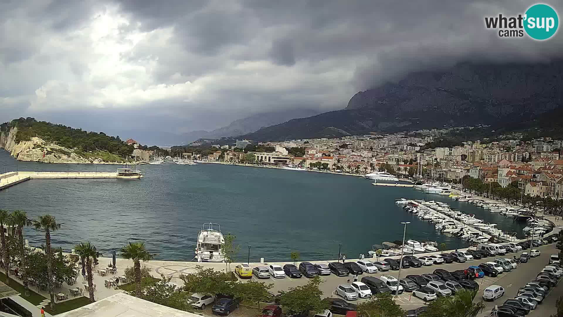 Webcam Makarska paseo junto al mar