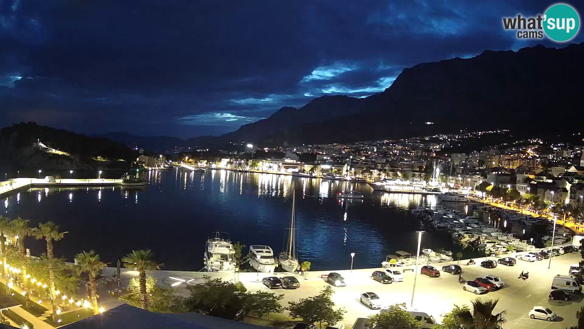 Webcam Makarska paseo junto al mar