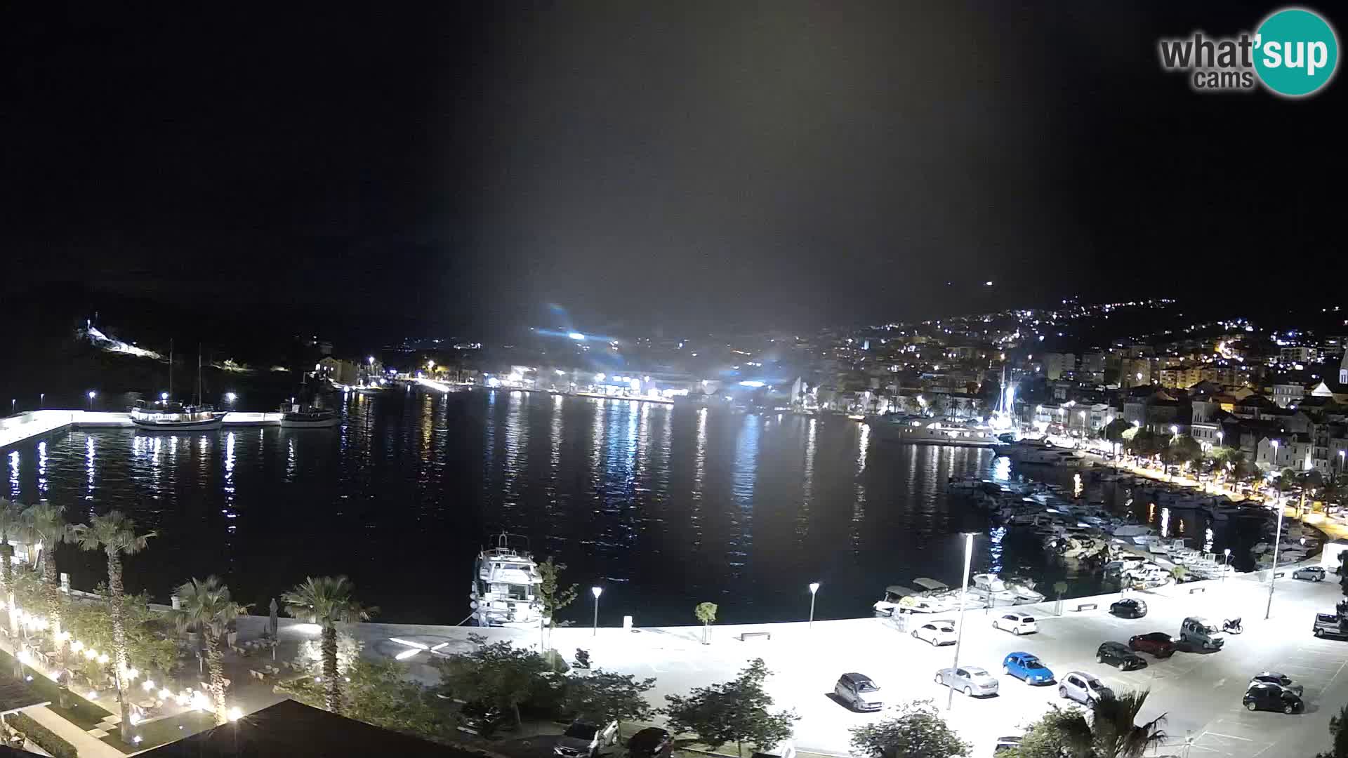 Webcam Makarska ‘s seaside promenade