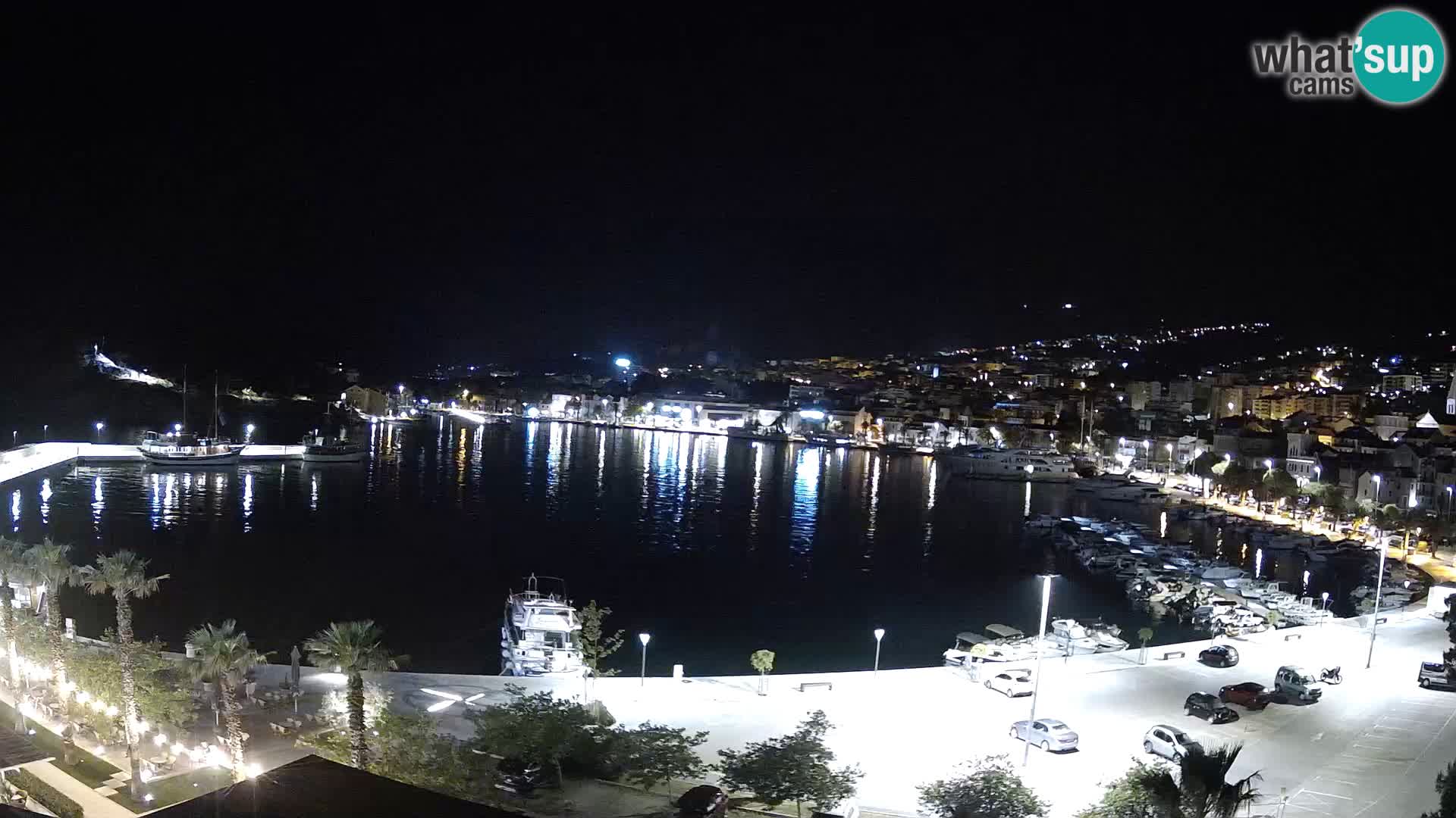 Webcam Makarska ‘s seaside promenade