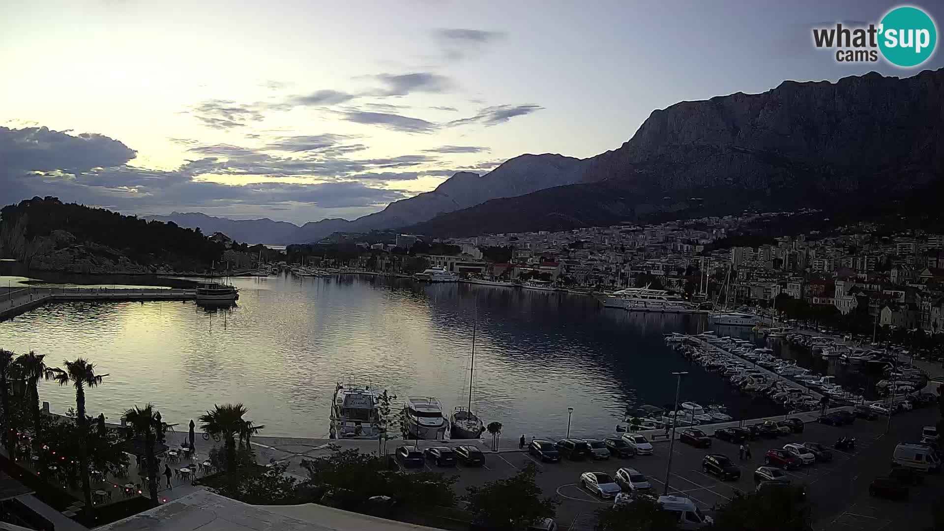 Webcam Makarska ‘s seaside promenade