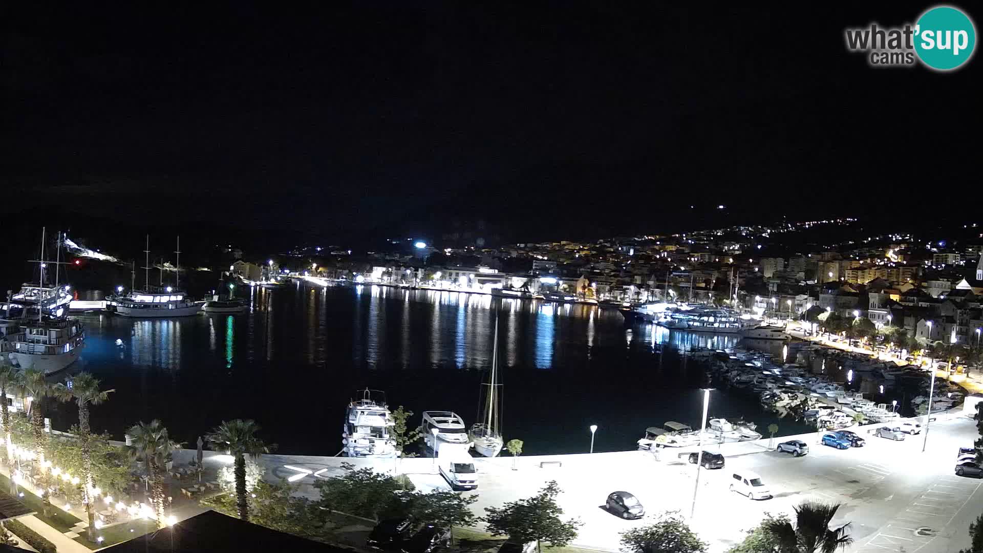 Webcam Makarska paseo junto al mar