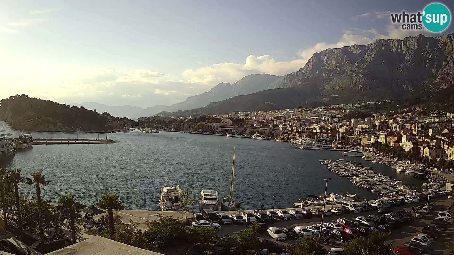 Webcam Makarska ‘s seaside promenade