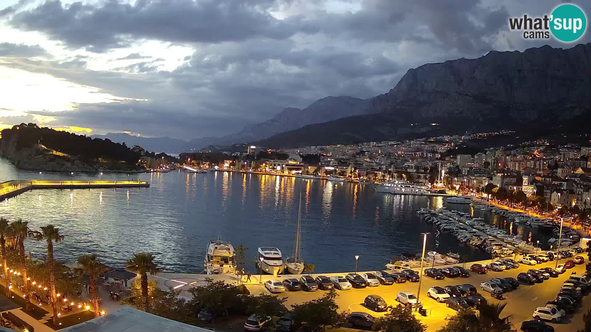 Webcam Makarska paseo junto al mar