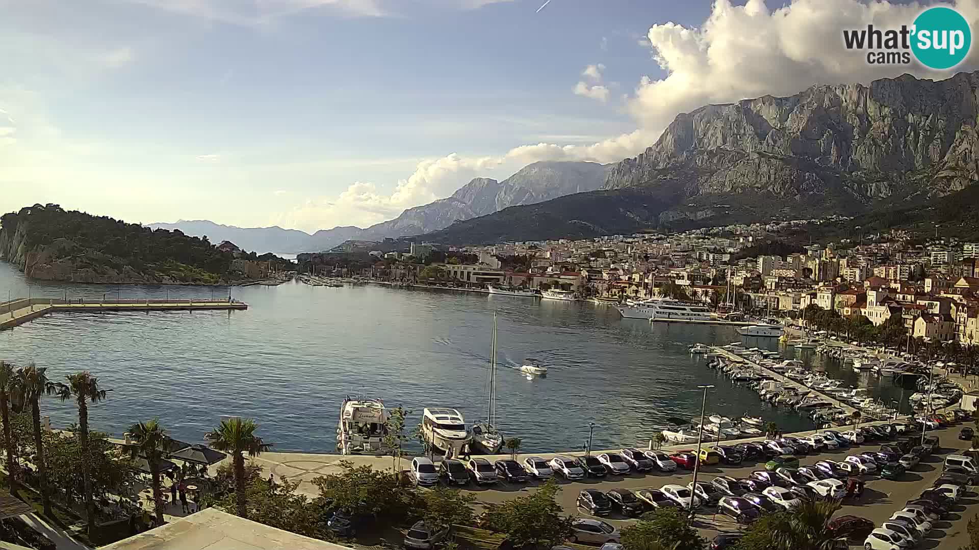 Webcam Makarska ‘s seaside promenade