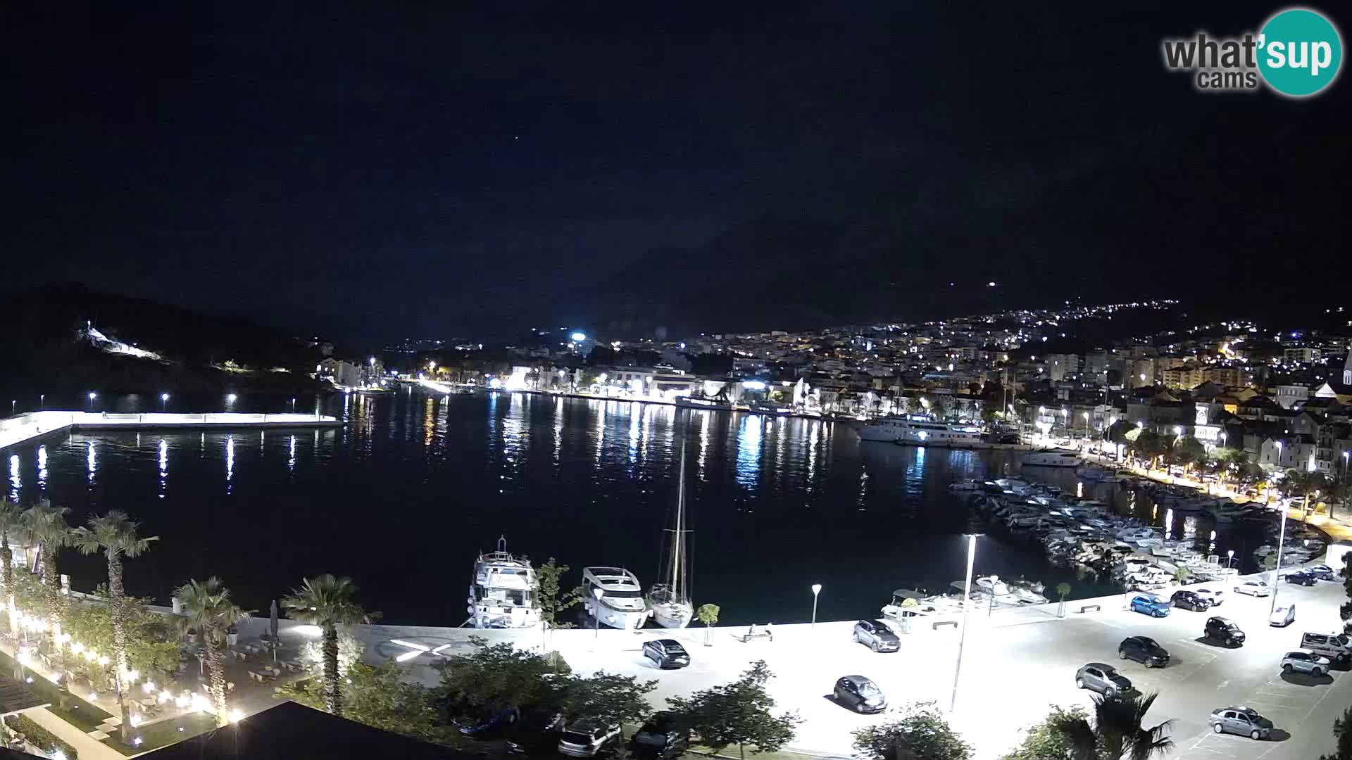 Webcam Makarska paseo junto al mar