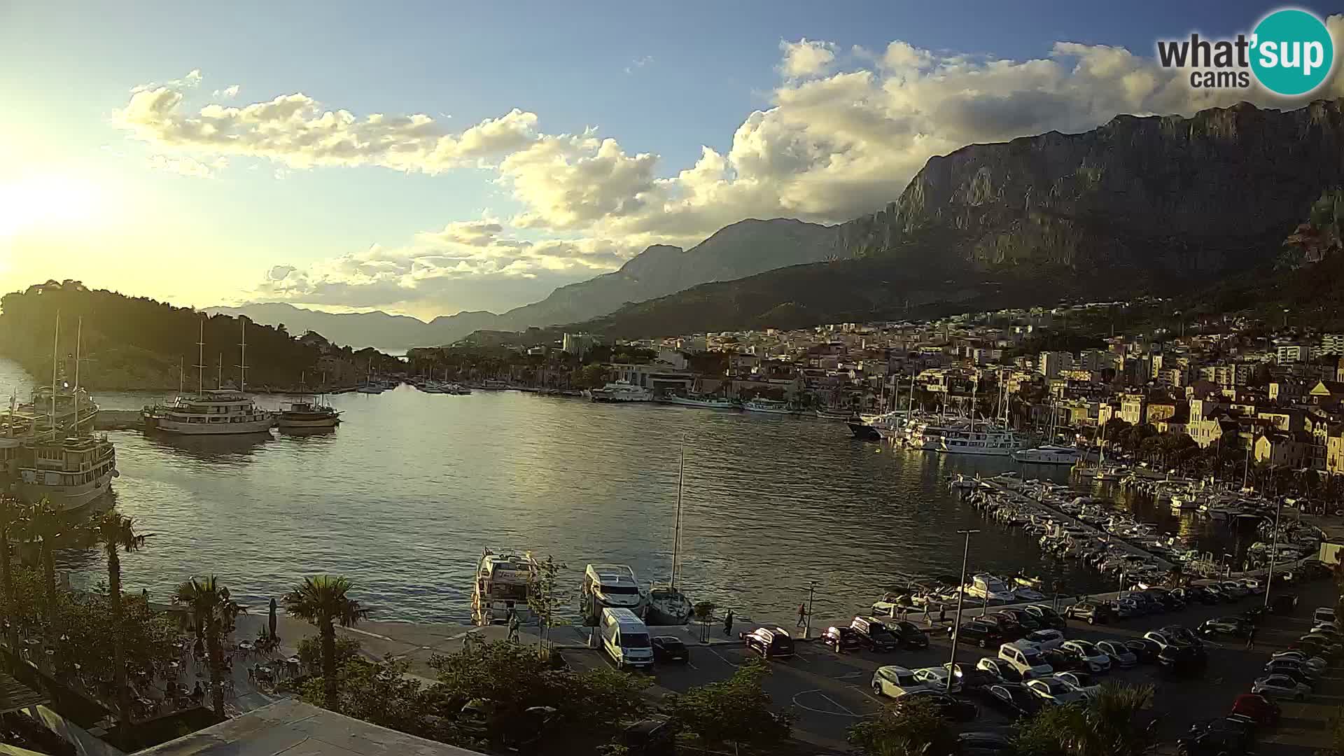 Webcam Makarska paseo junto al mar