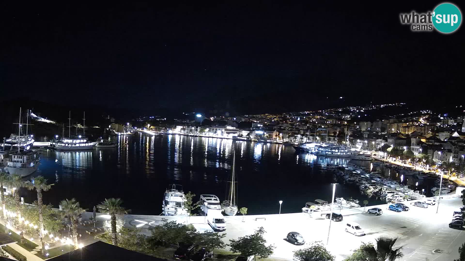 Webcam Makarska ‘s seaside promenade
