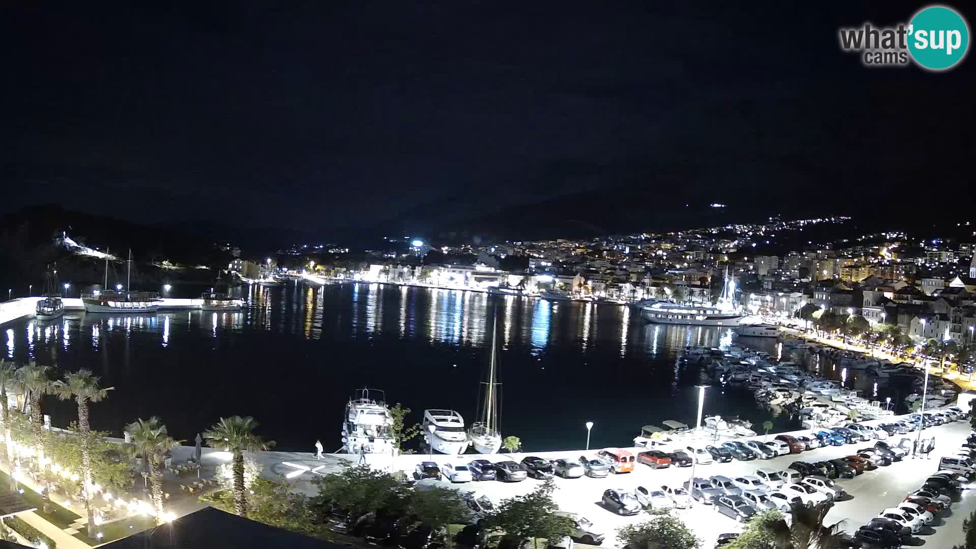 Webcam Makarska ‘s seaside promenade