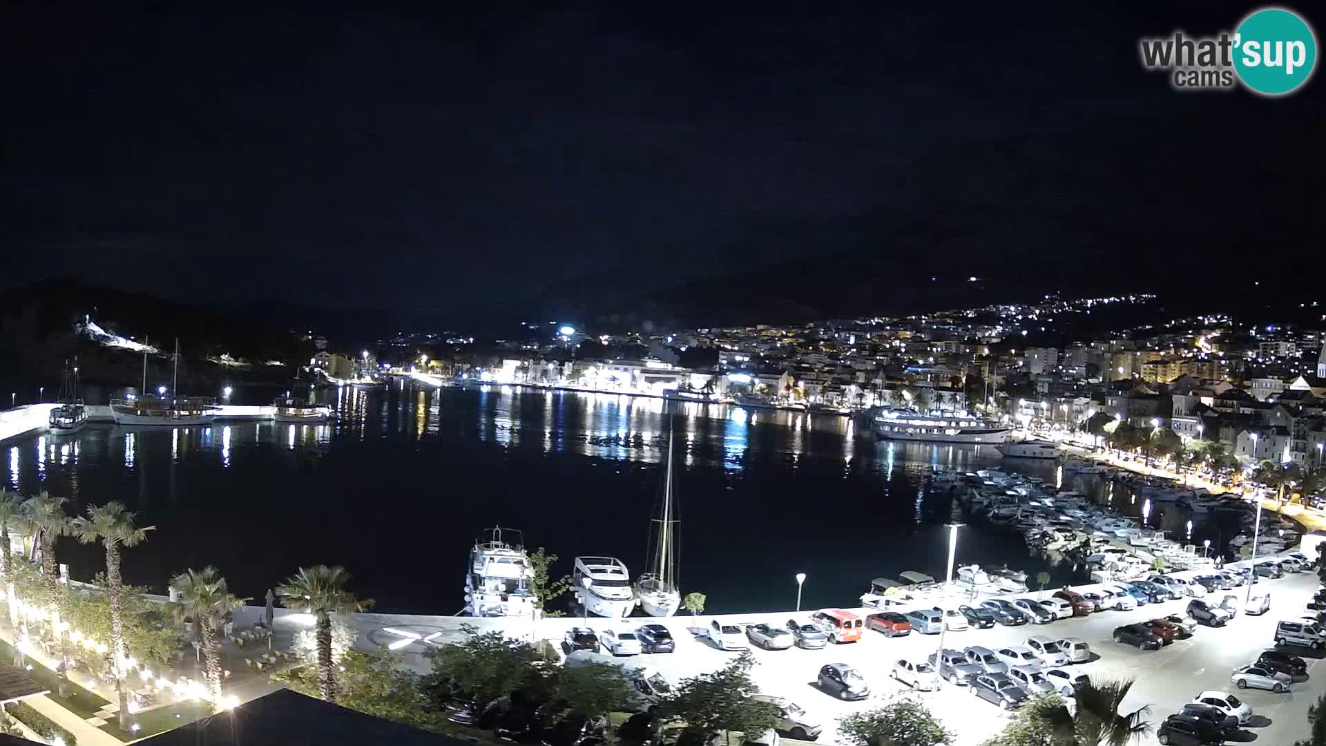 Webcam Makarska ‘s seaside promenade