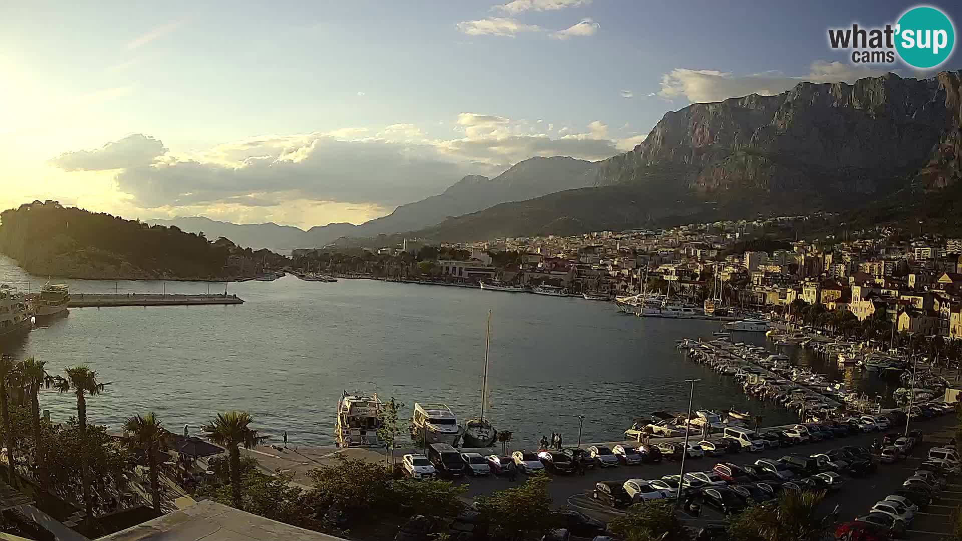 Webcam Makarska paseo junto al mar
