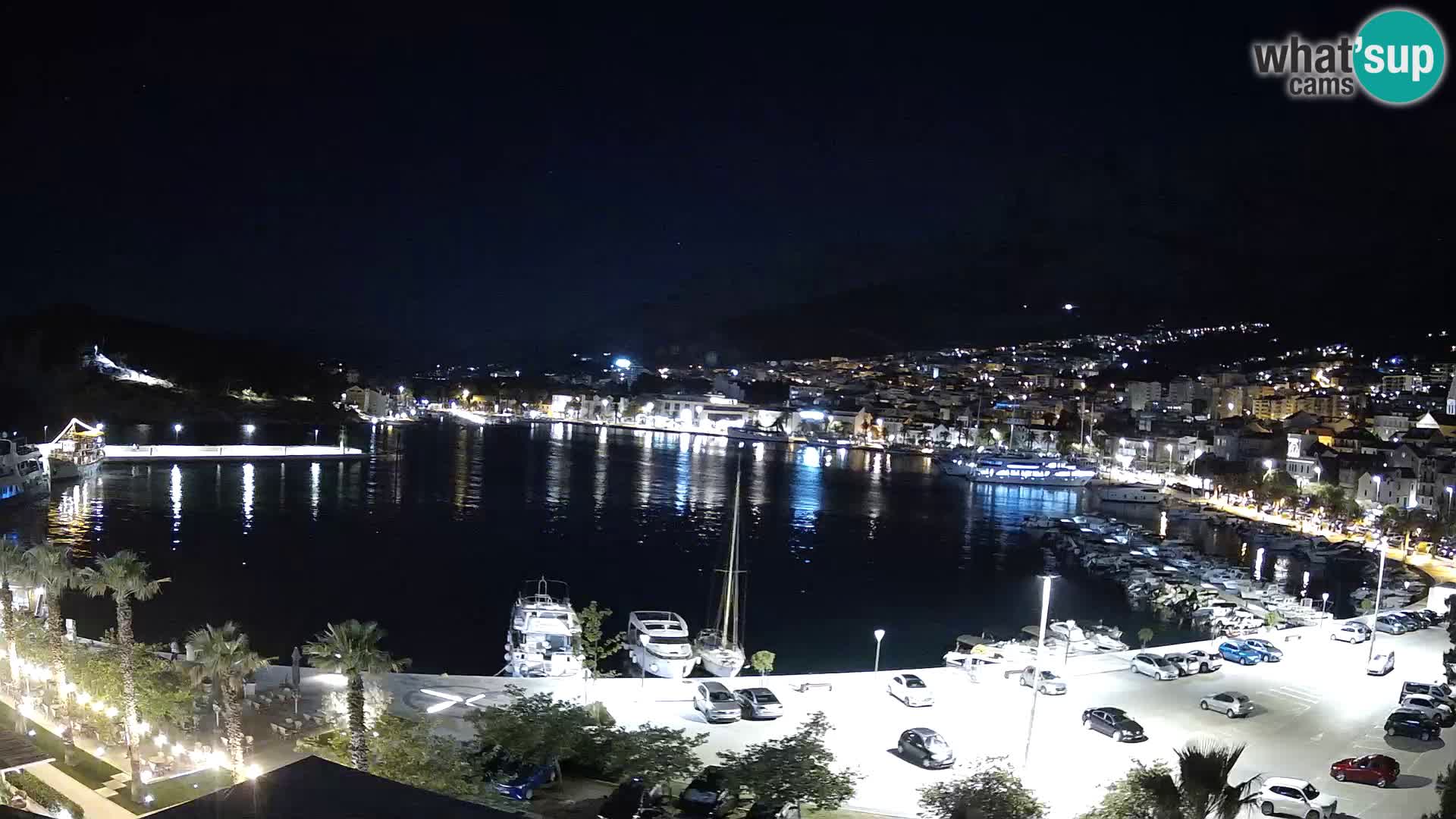 Webcam Makarska ‘s seaside promenade