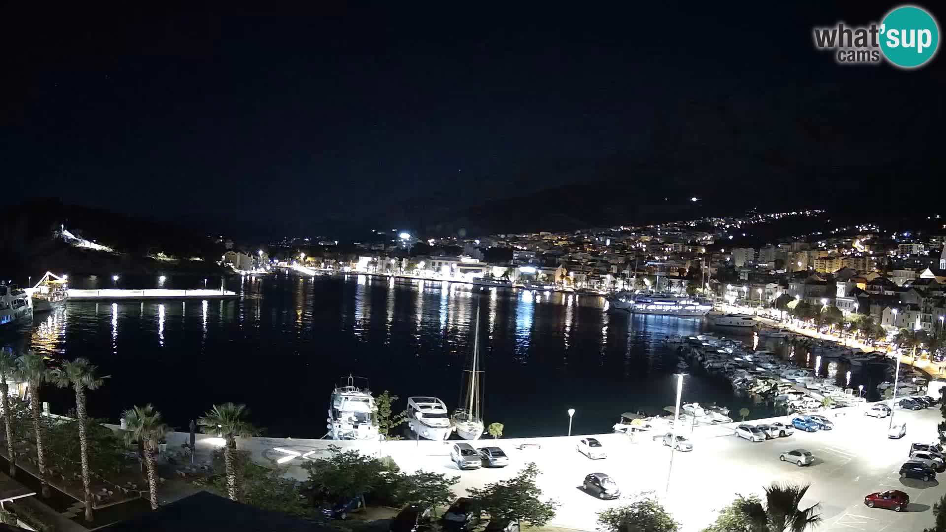 Webcam Makarska ‘s seaside promenade
