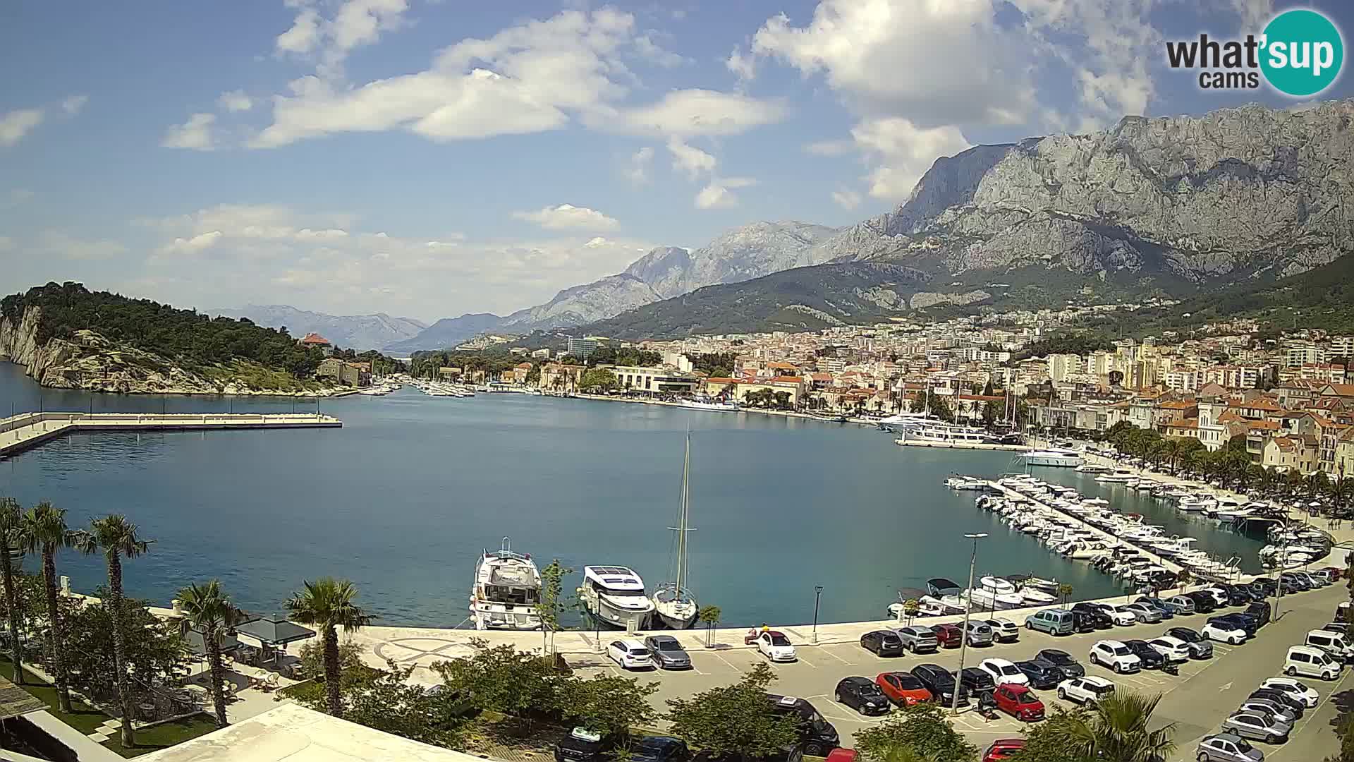 Webcam Makarska paseo junto al mar