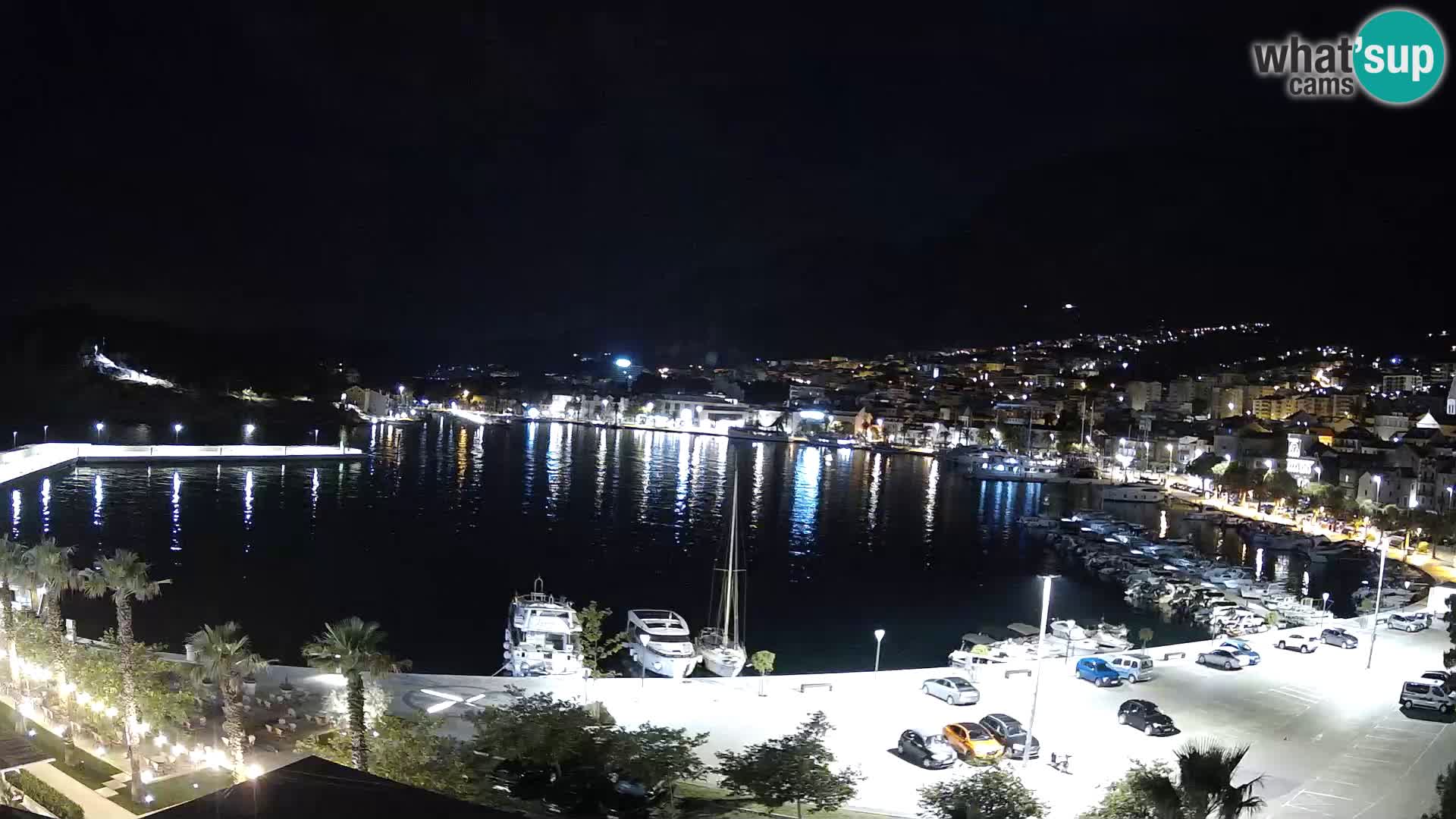Webcam Makarska ‘s seaside promenade