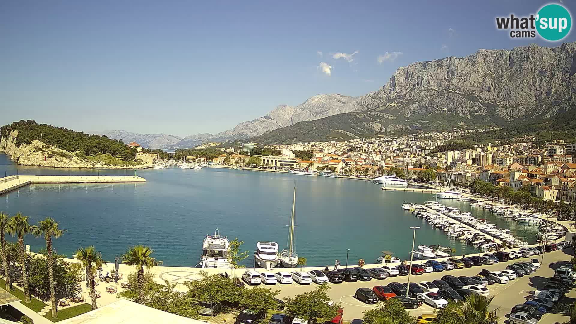 Webcam Makarska paseo junto al mar