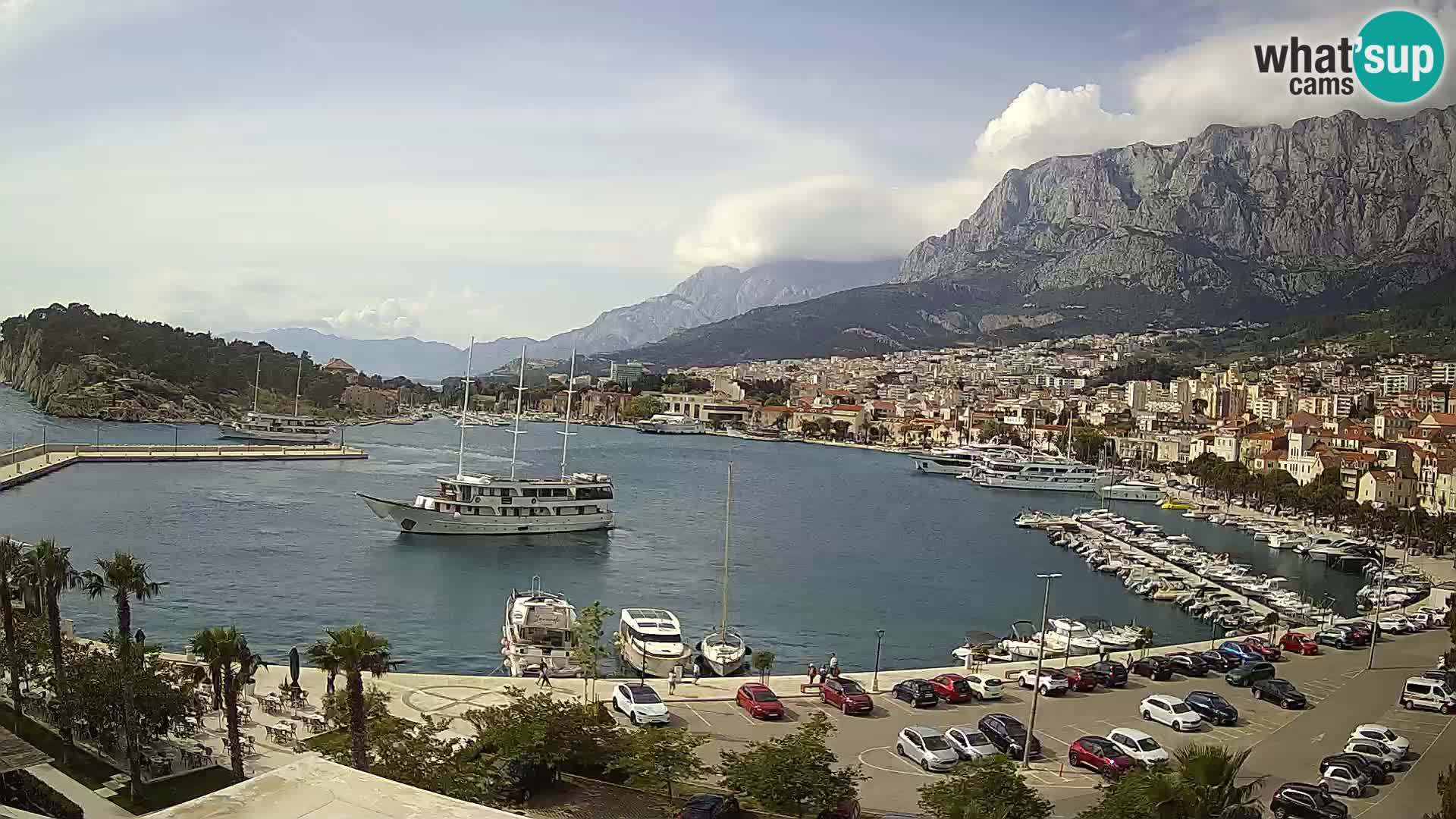 Webcam Makarska paseo junto al mar