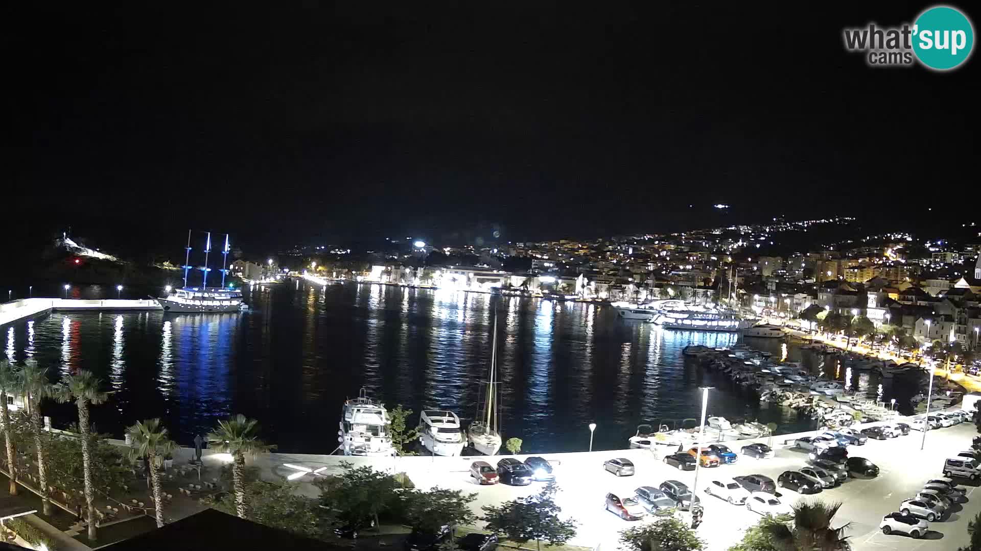 Webcam Makarska ‘s seaside promenade