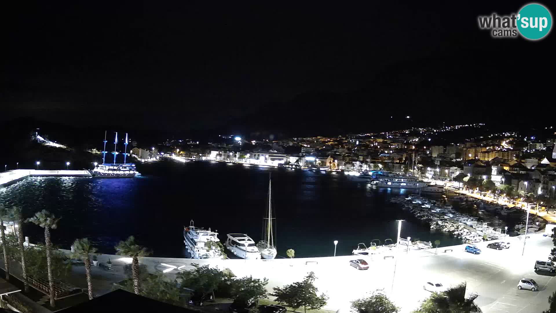 Webcam Makarska ‘s seaside promenade