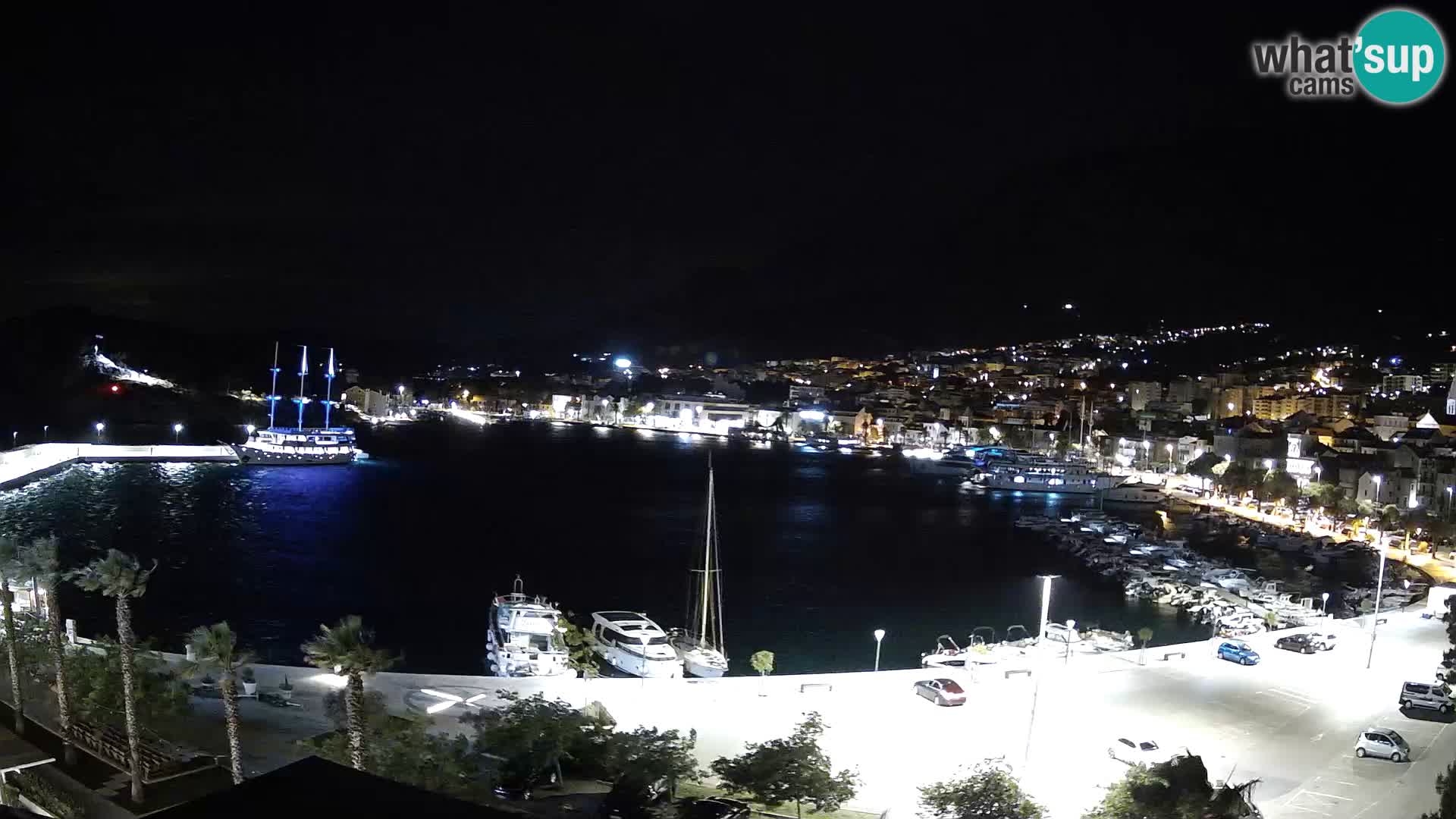 Webcam Makarska ‘s seaside promenade
