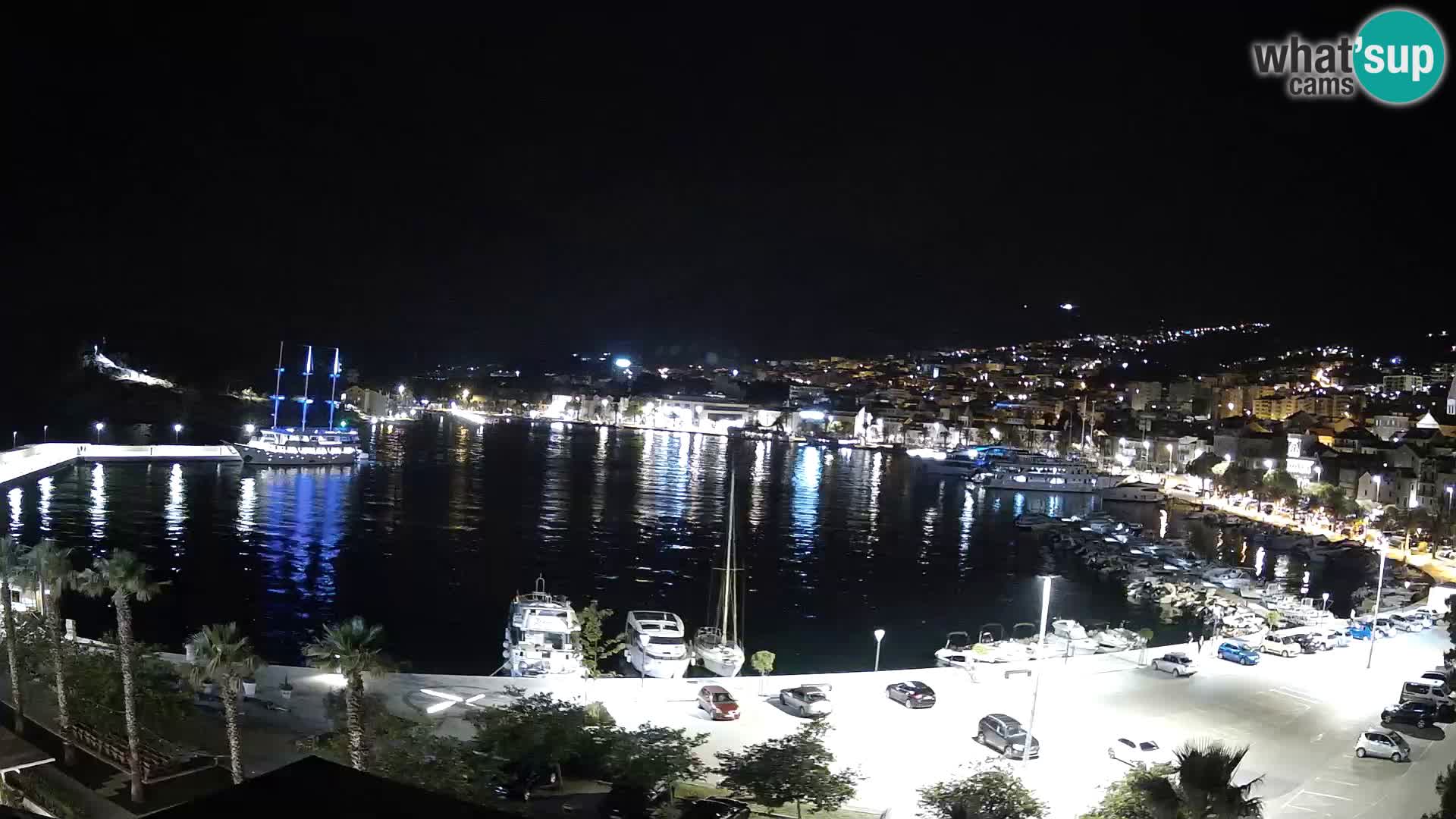 Webcam Makarska ‘s seaside promenade
