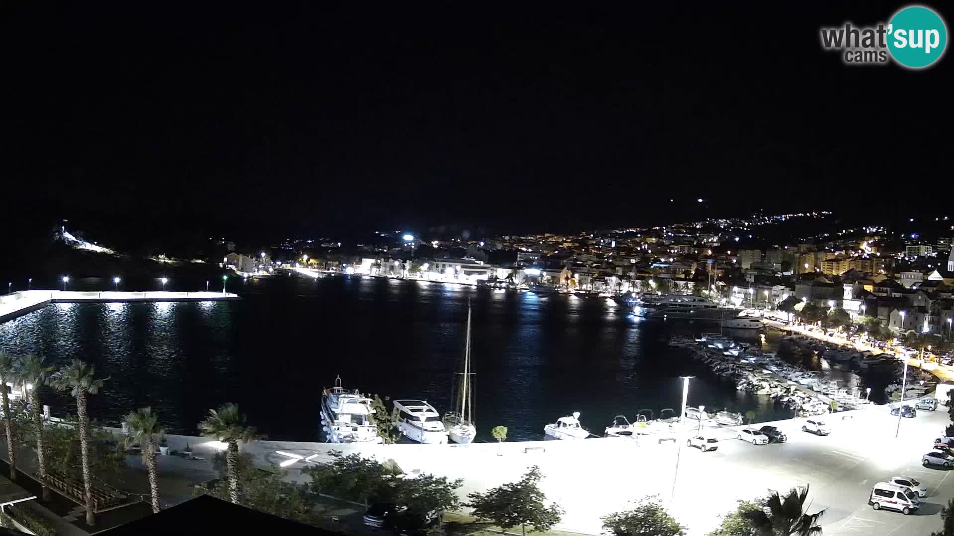 Webcam Makarska ‘s seaside promenade