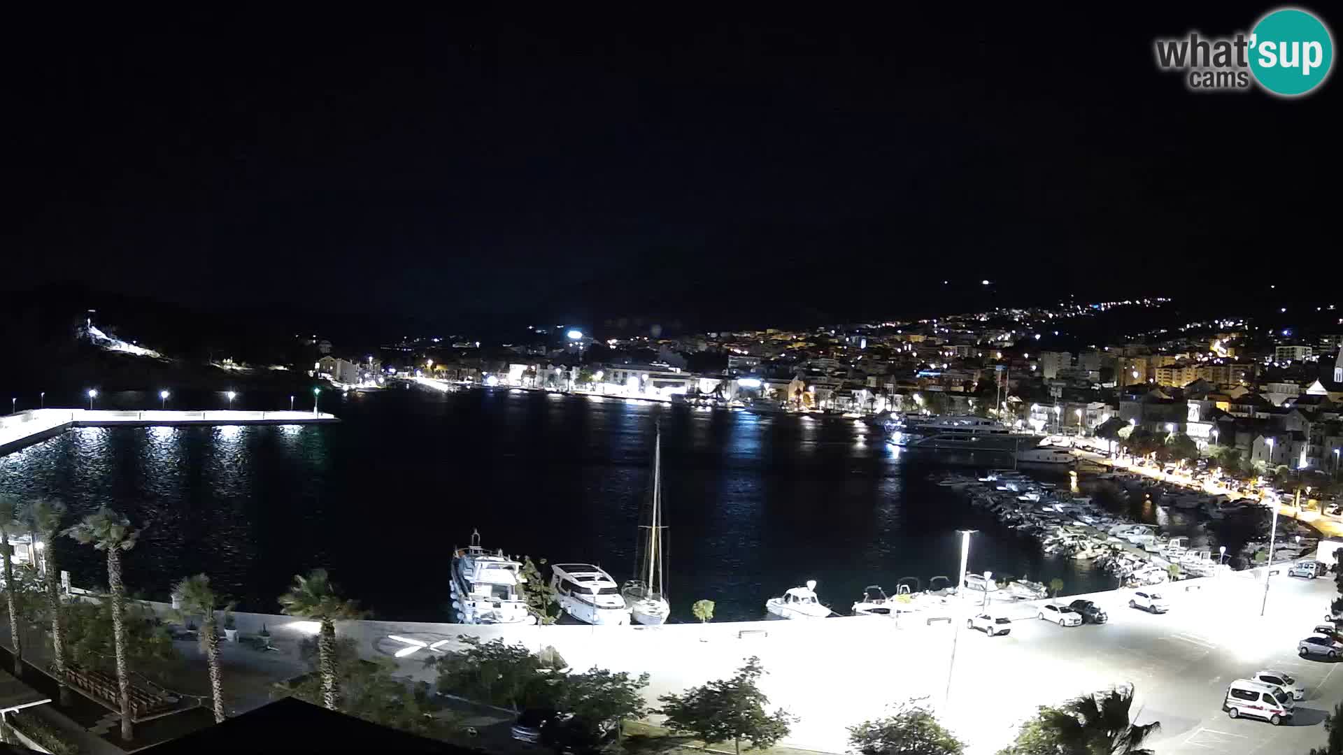 Webcam Makarska ‘s seaside promenade