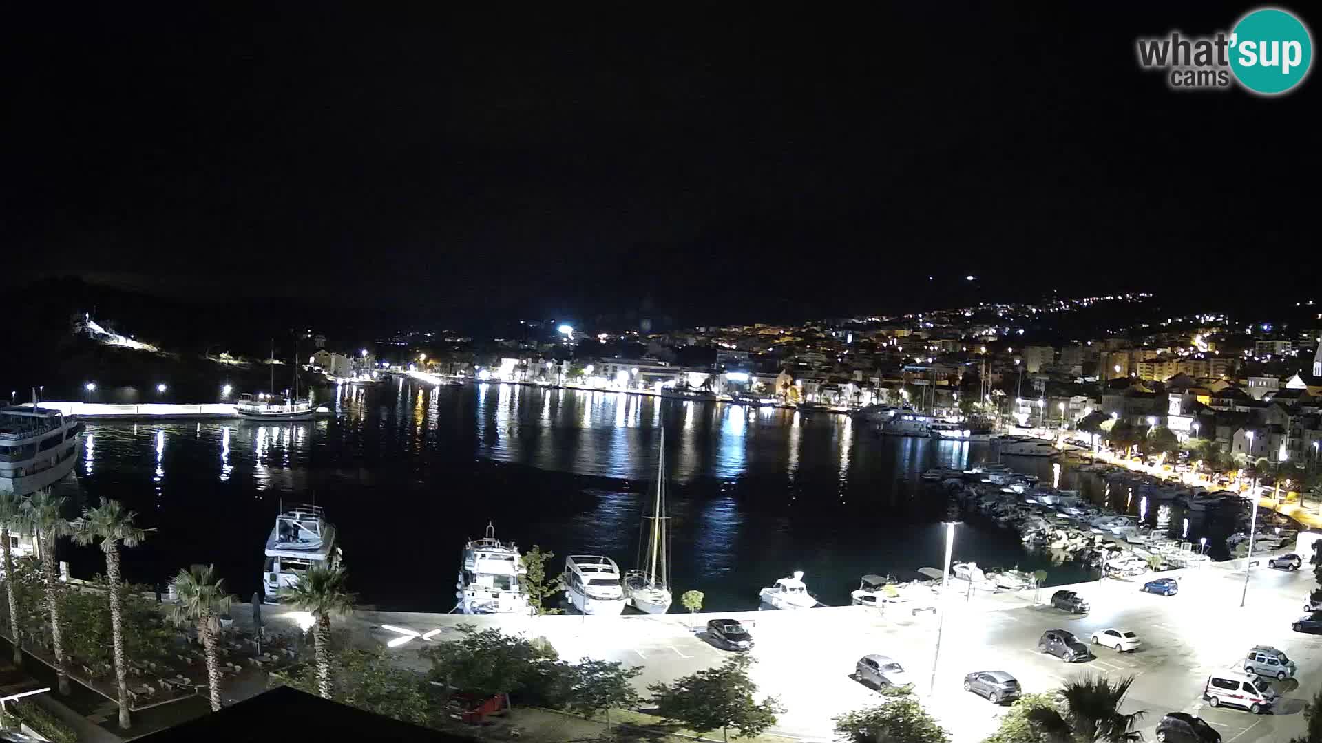 Webcam Makarska ‘s seaside promenade