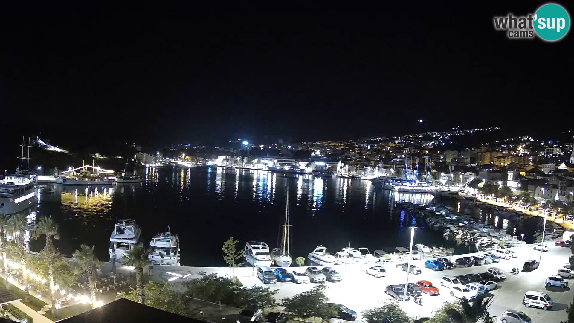 Webcam Makarska ‘s seaside promenade
