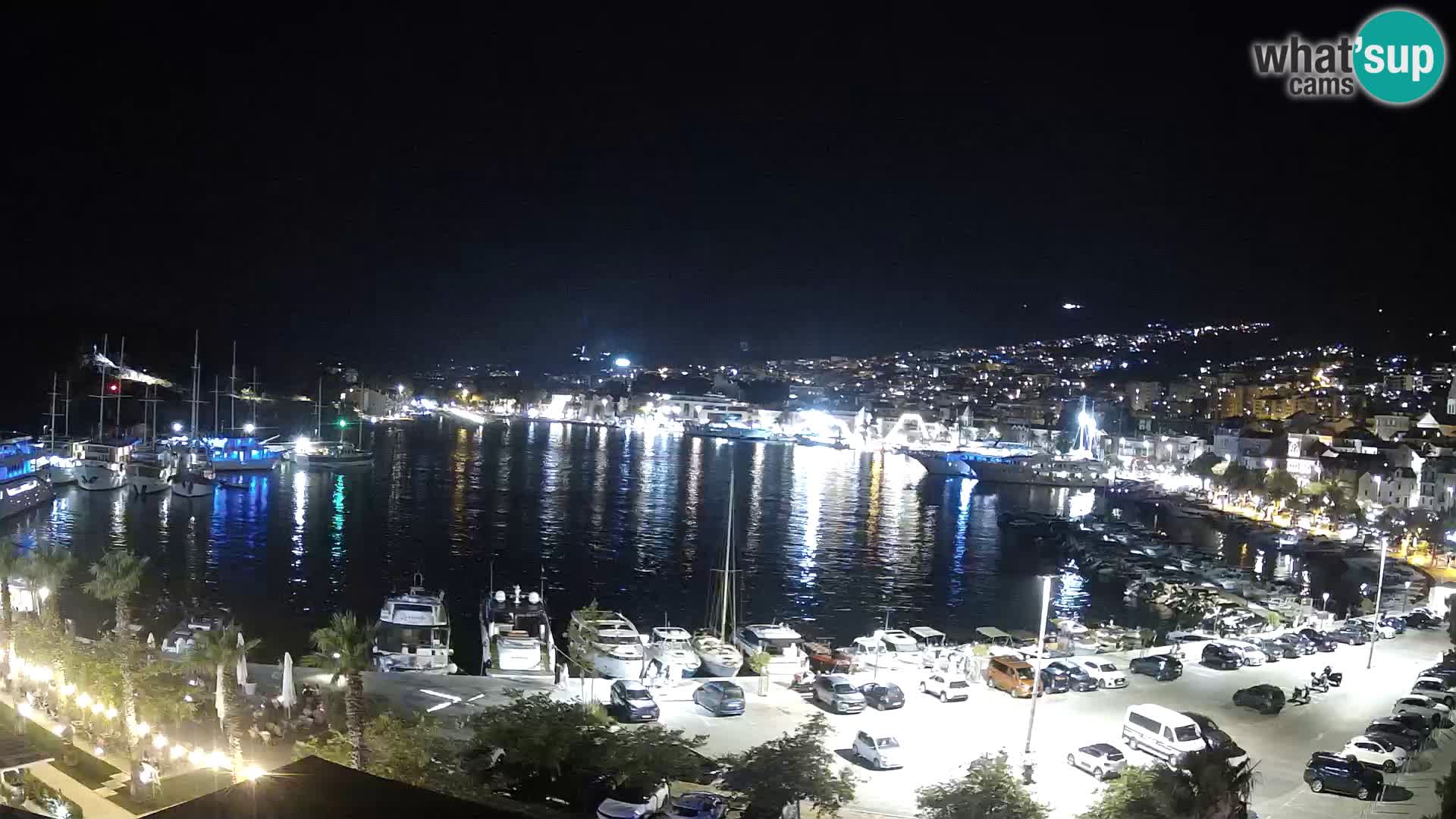 Webcam Makarska paseo junto al mar